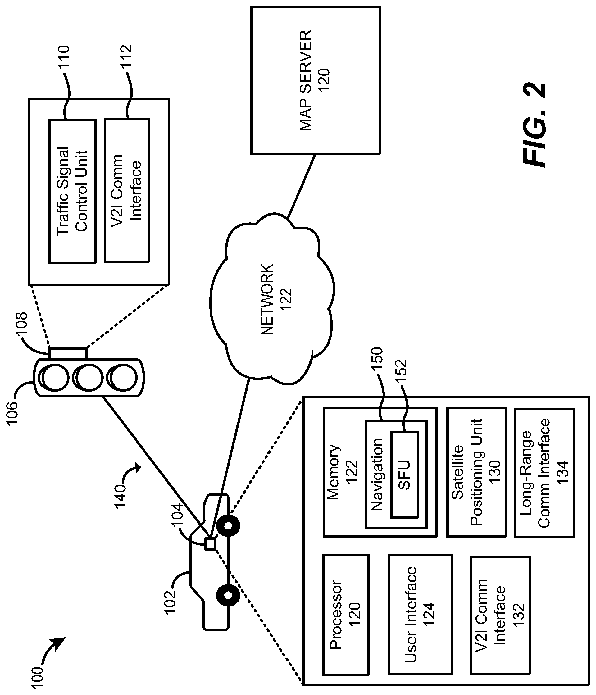 Patent US11776399 Figure 2 – Driver feedback for efficiently traversing intersections