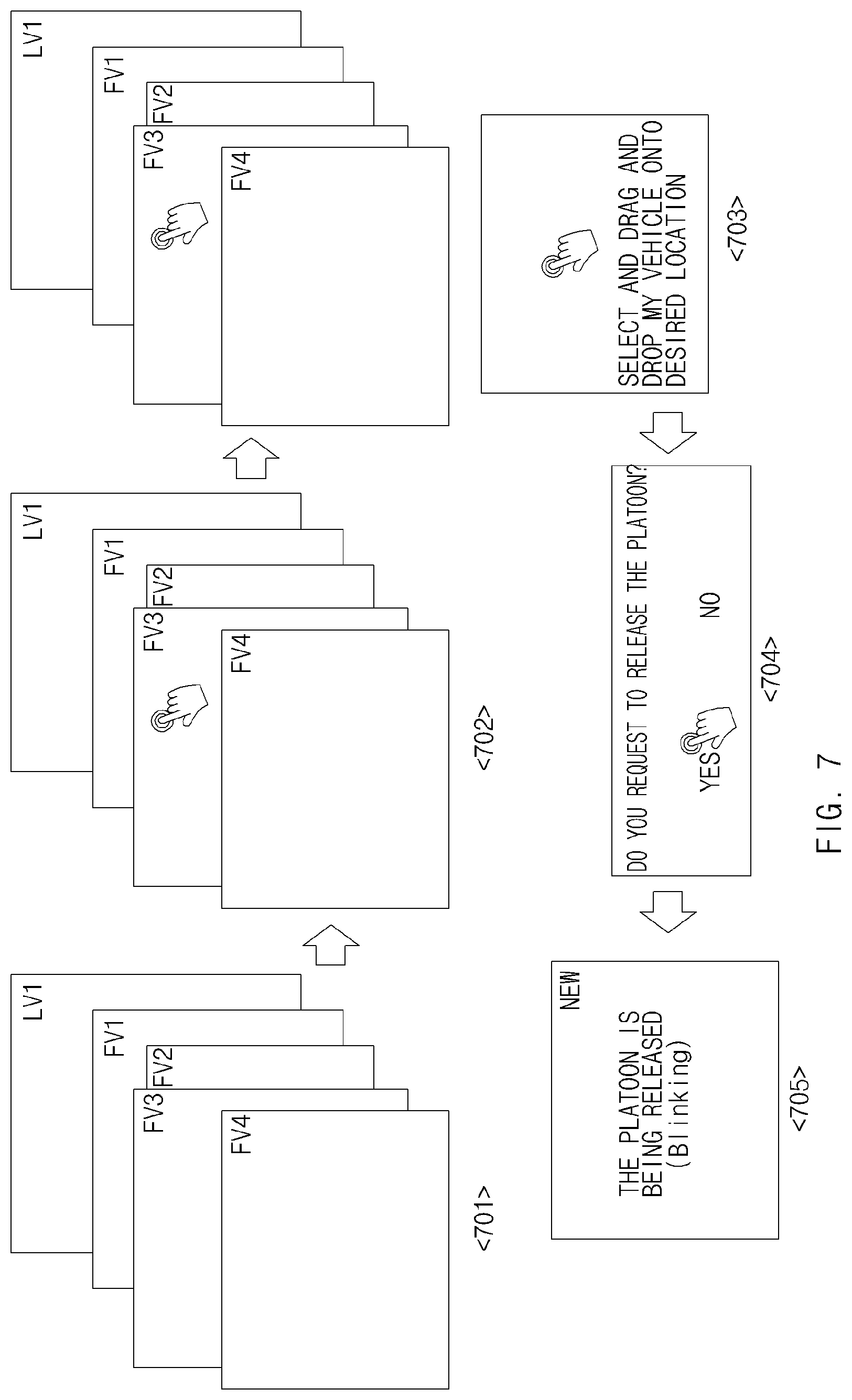 Patent US11776410 Figure 7 – Platooning controller, system including the same, and method thereof