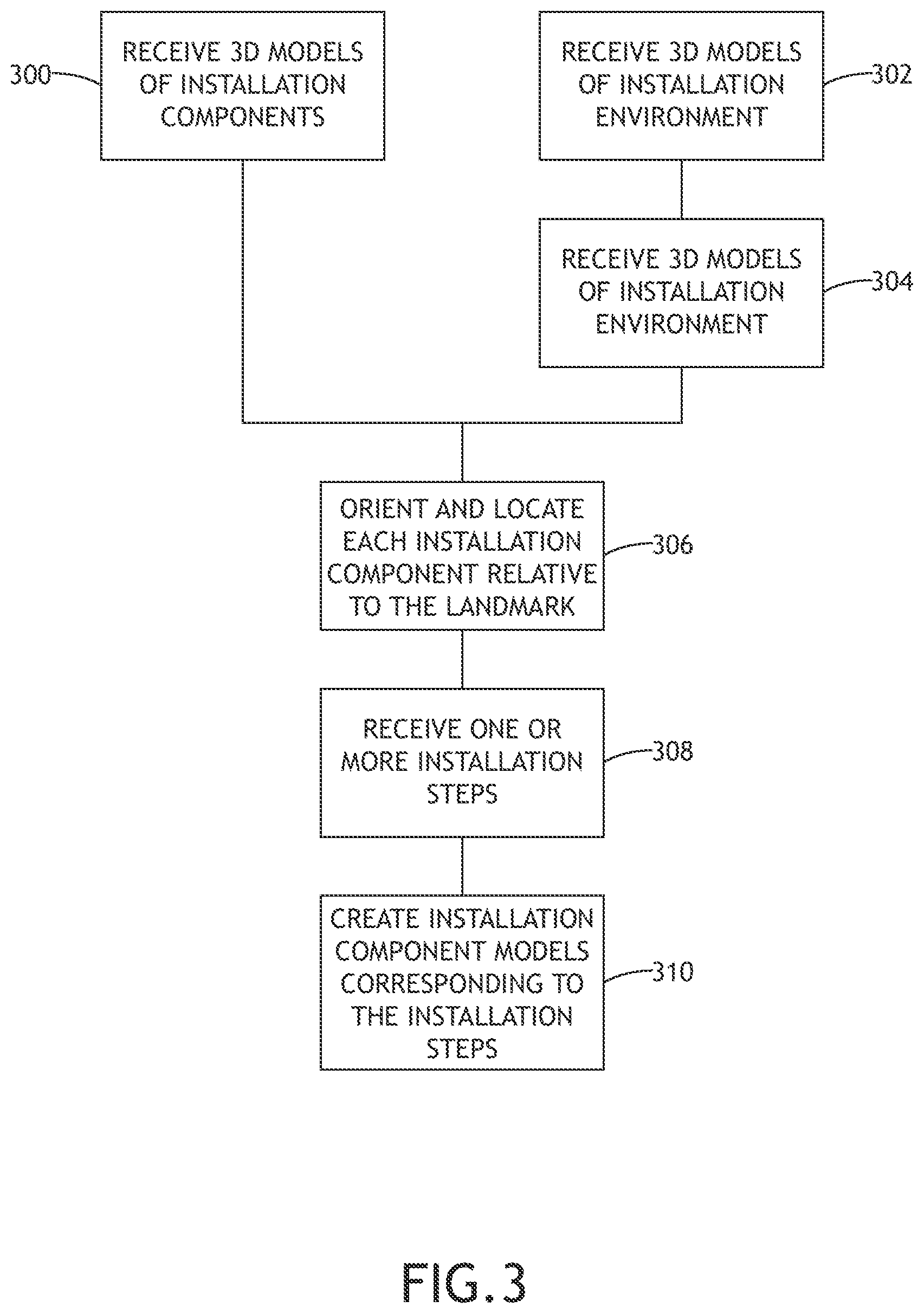 Patent US11776420 Figure 3 – Augmented reality in wire harness installation