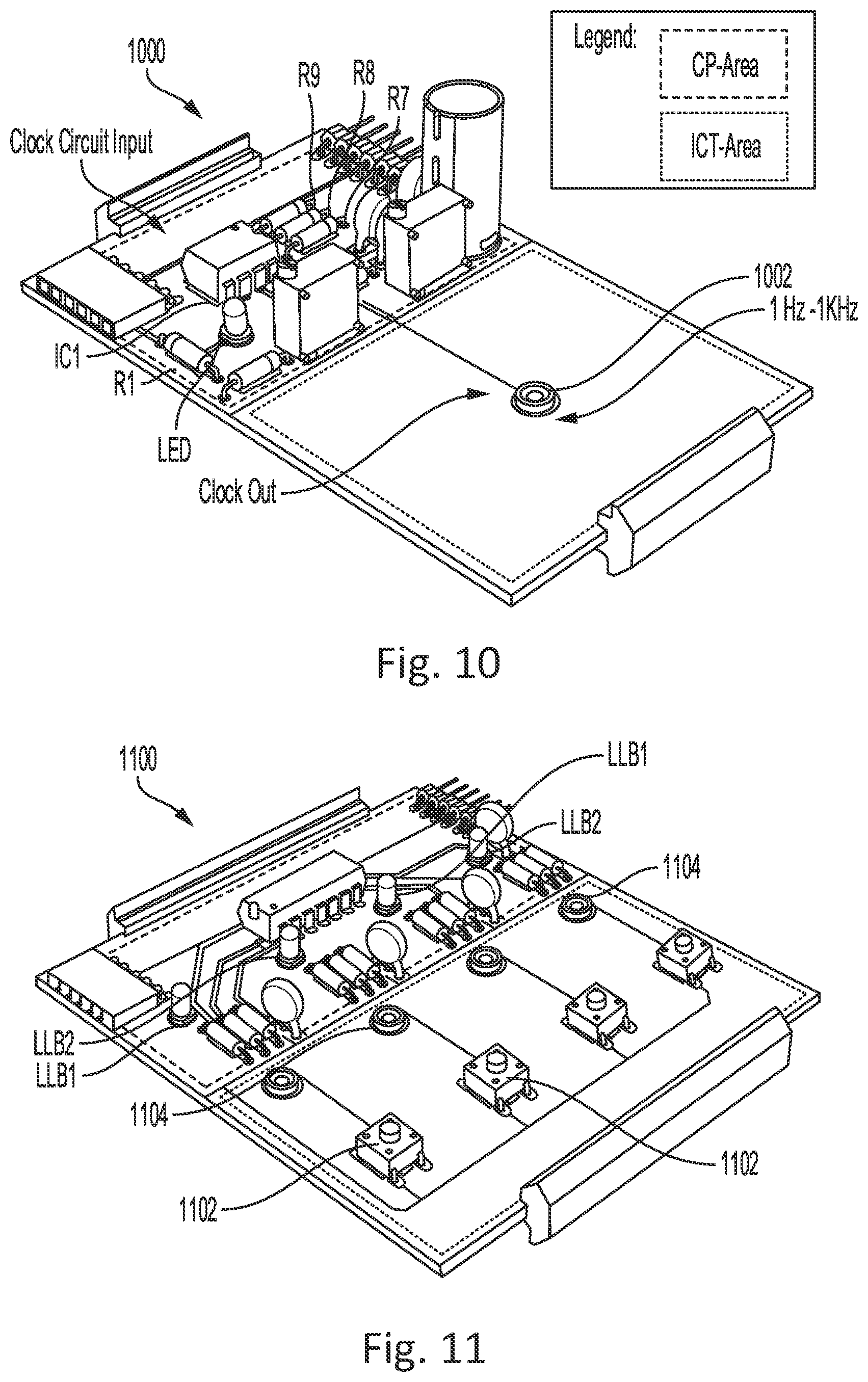 Patent US11776425 Figure 7 – Hardware simulation logic circuit bench