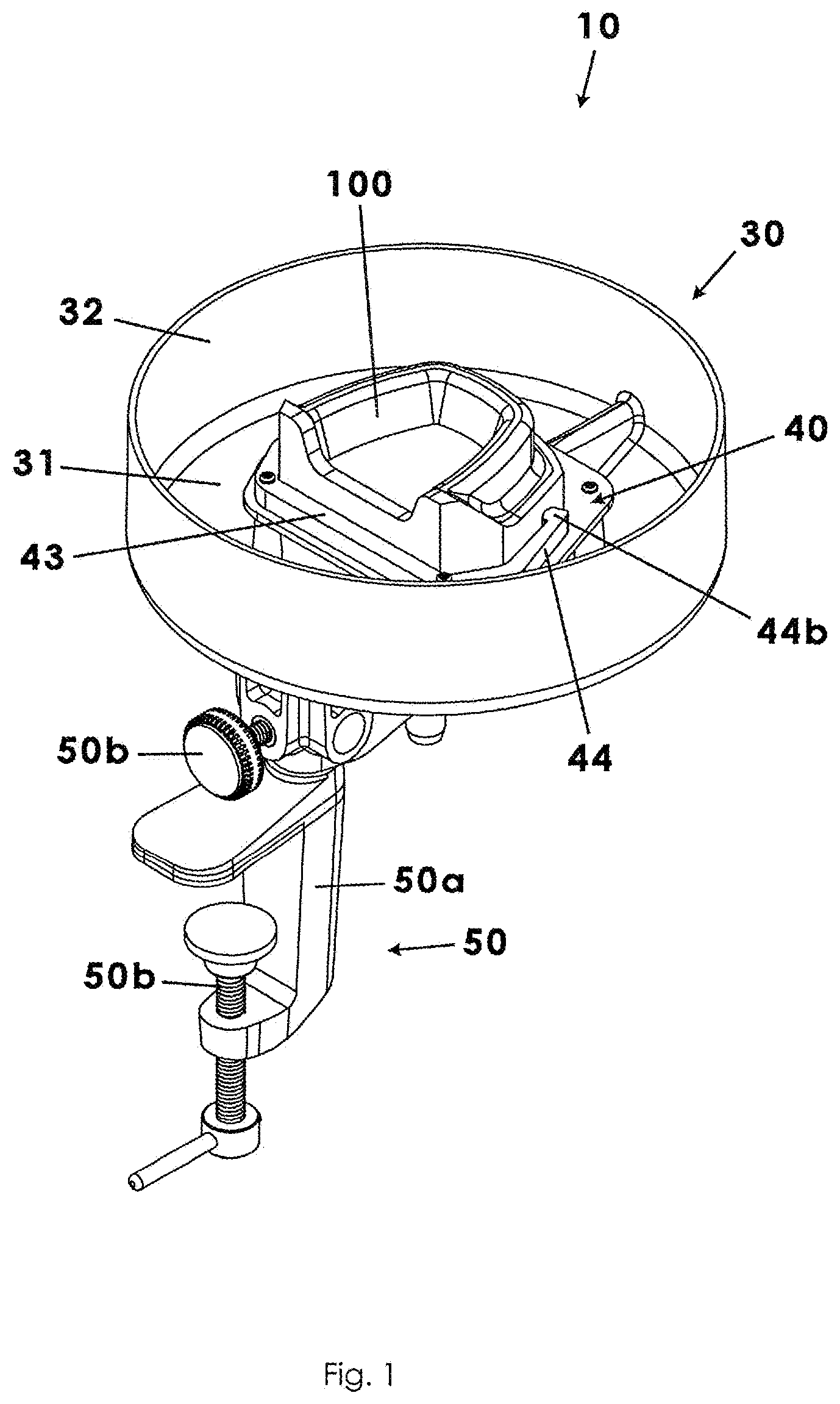 Patent US11776426 Figure 1 – Dentistry training apparatus