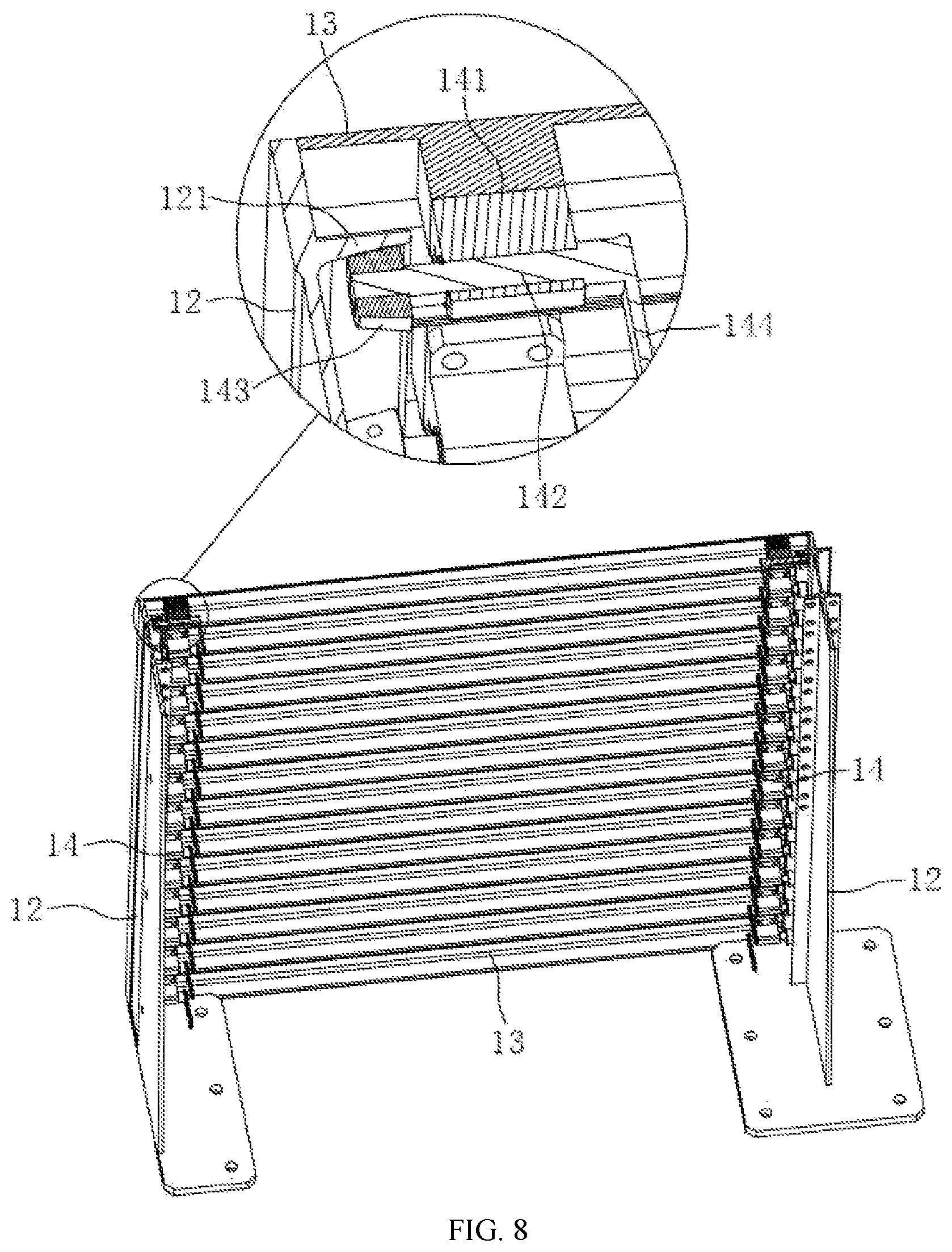 Patent US11776430 Figure 8 – Assembled structure container and plateform of seismic fault simulation test