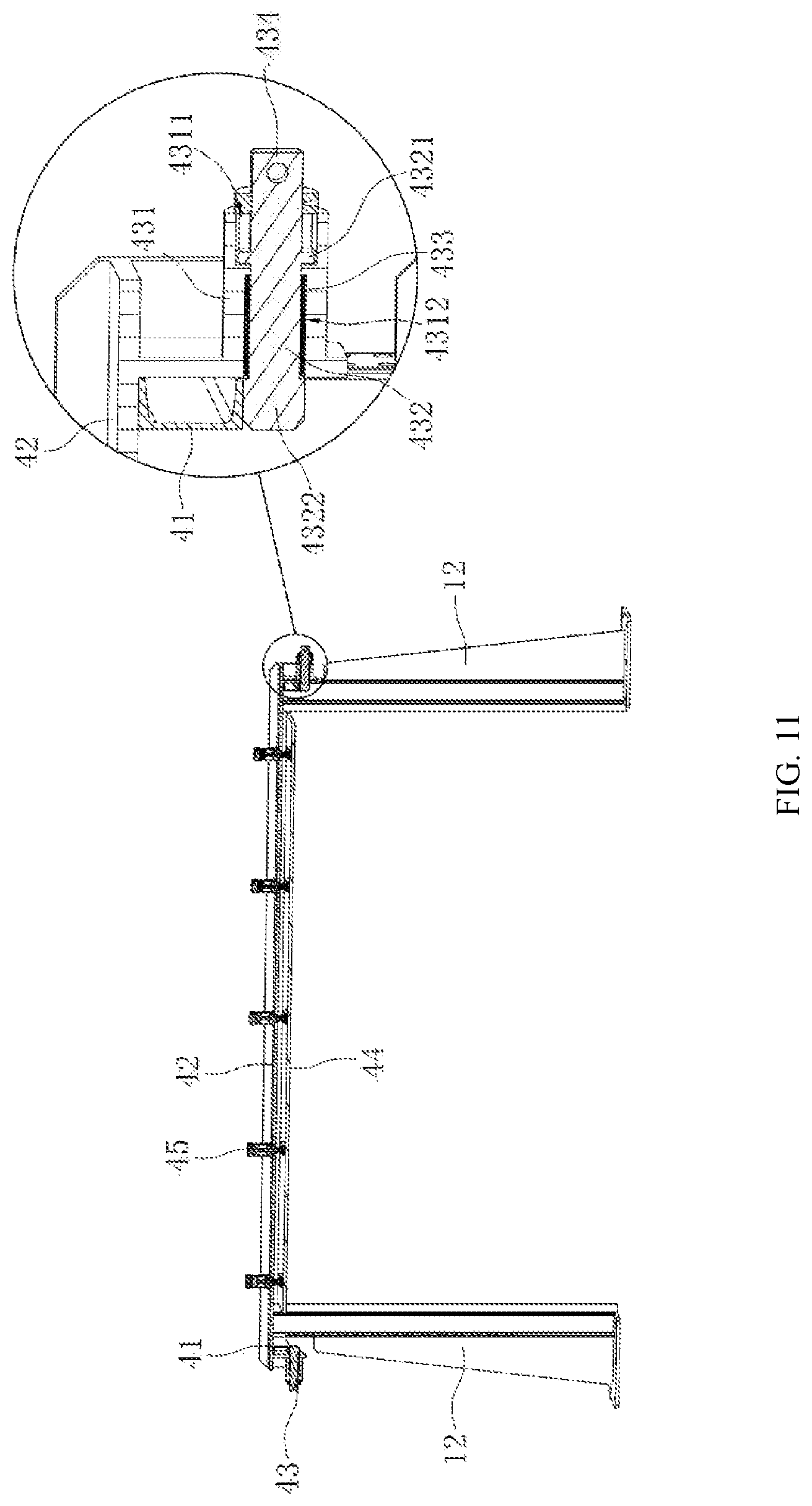 Patent US11776430 Figure 11 – Assembled structure container and plateform of seismic fault simulation test
