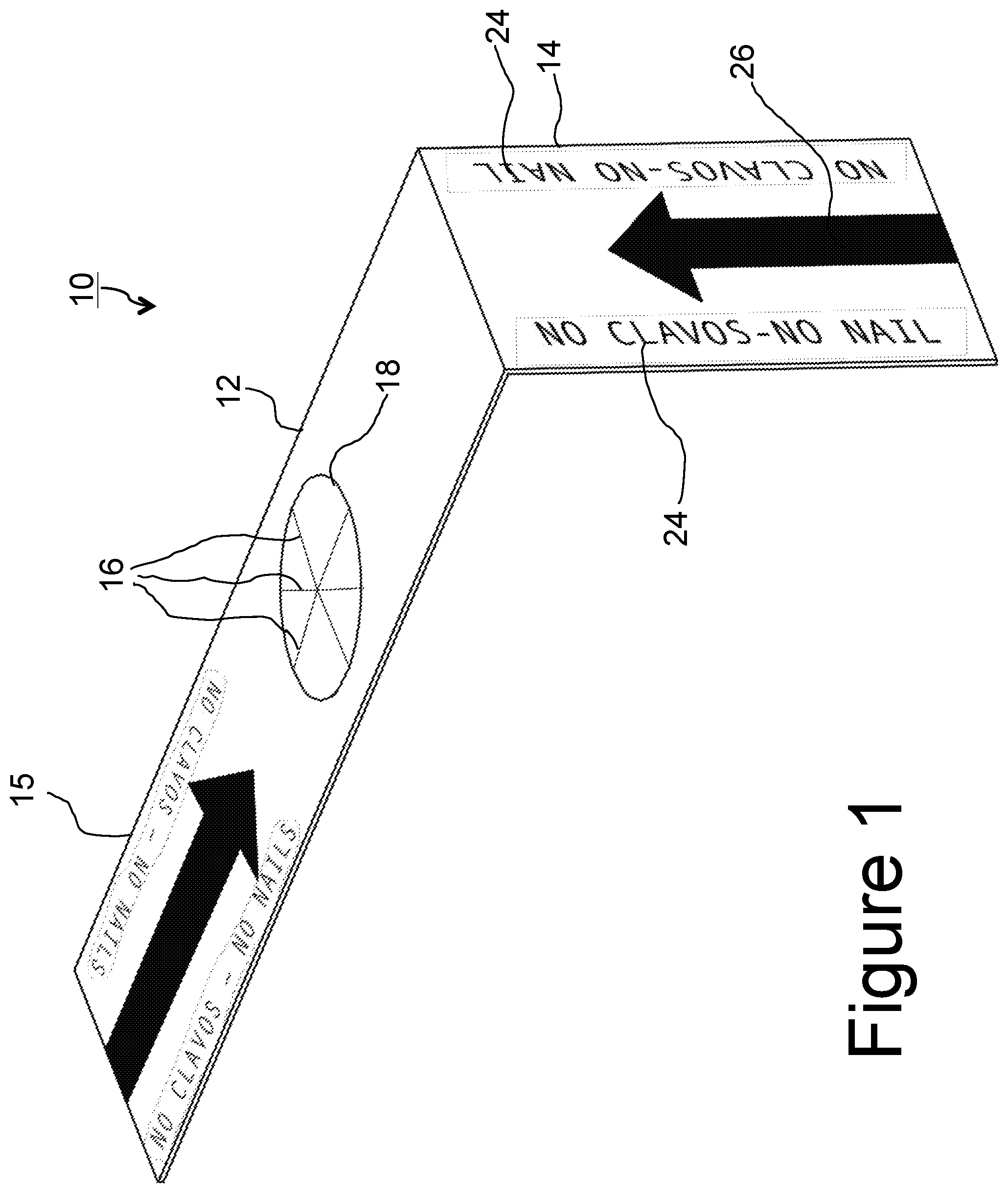 Patent US11776434 Figure 1 – Method and apparatus for avoidance of damage to concealed mechanical systems such as plumbing and the like