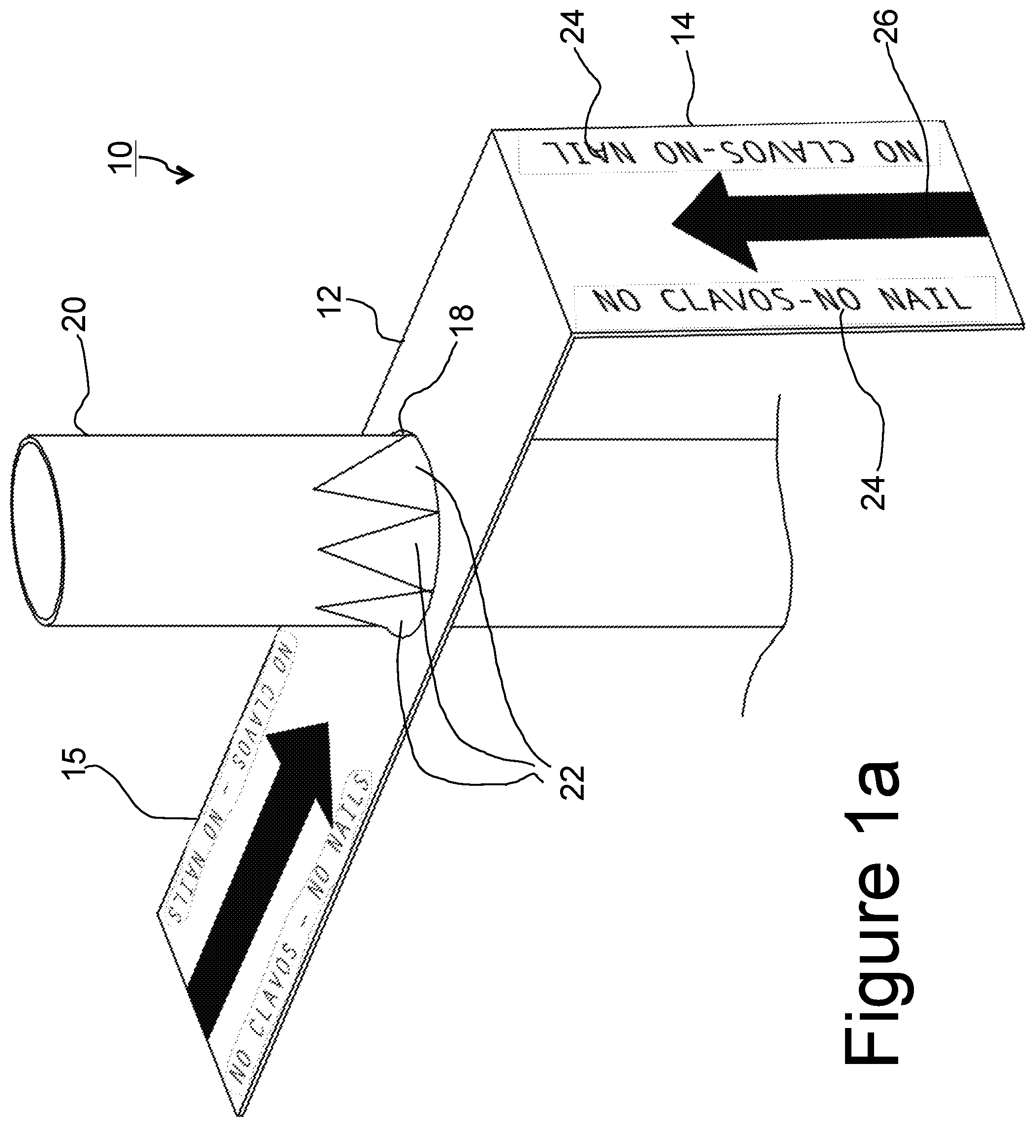 Patent US11776434 Figure 2 – Method and apparatus for avoidance of damage to concealed mechanical systems such as plumbing and the like