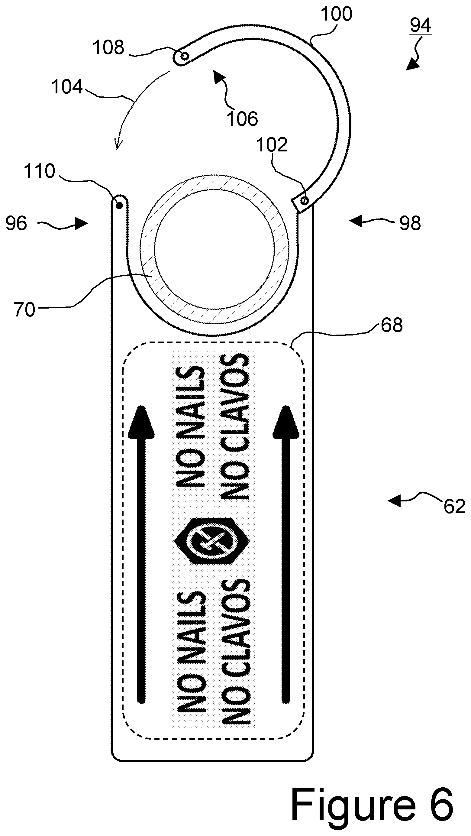 Patent US11776434 Figure 12 – Method and apparatus for avoidance of damage to concealed mechanical systems such as plumbing and the like