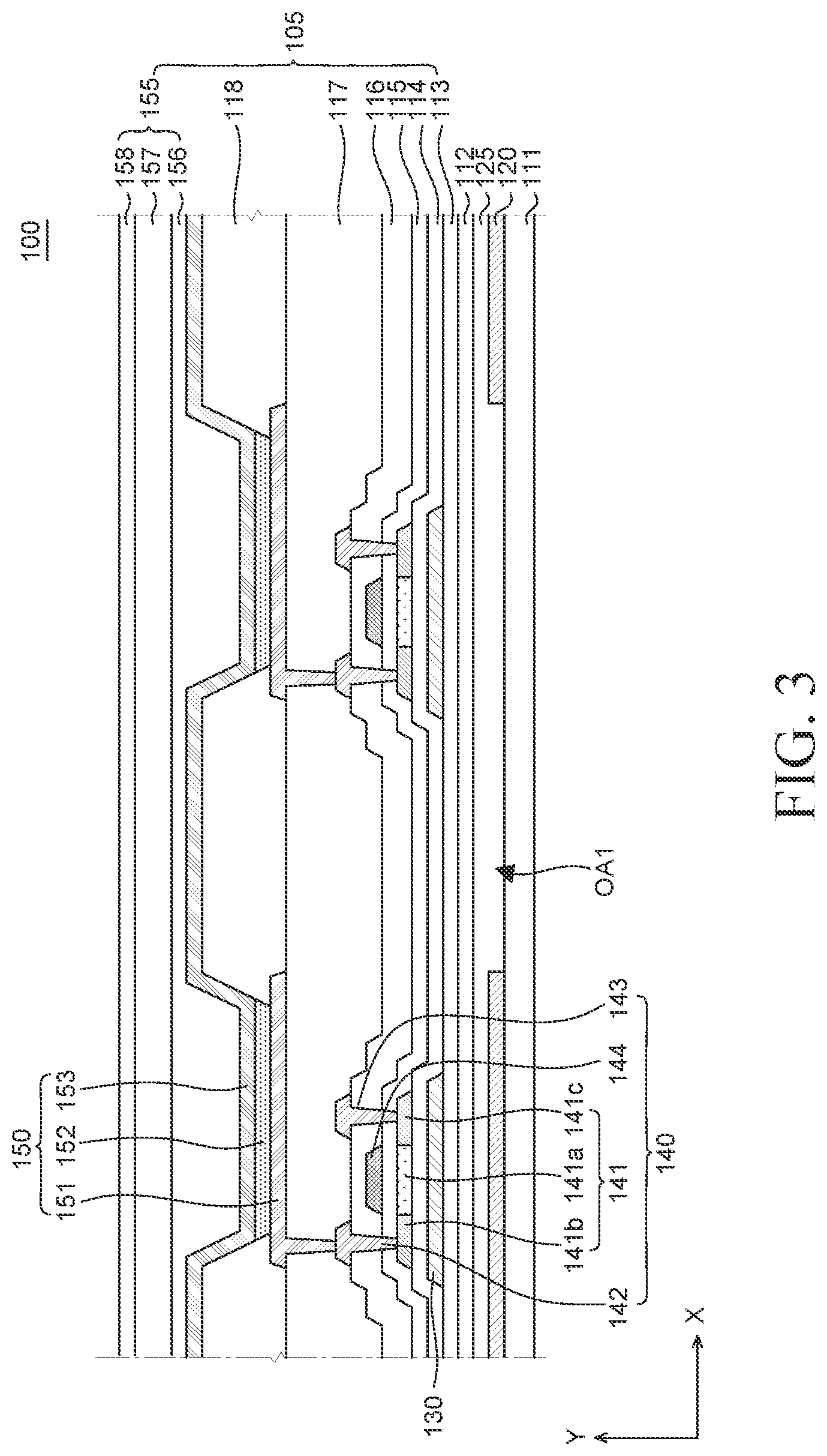 Patent US11776436 Figure 3 – Foldable display device