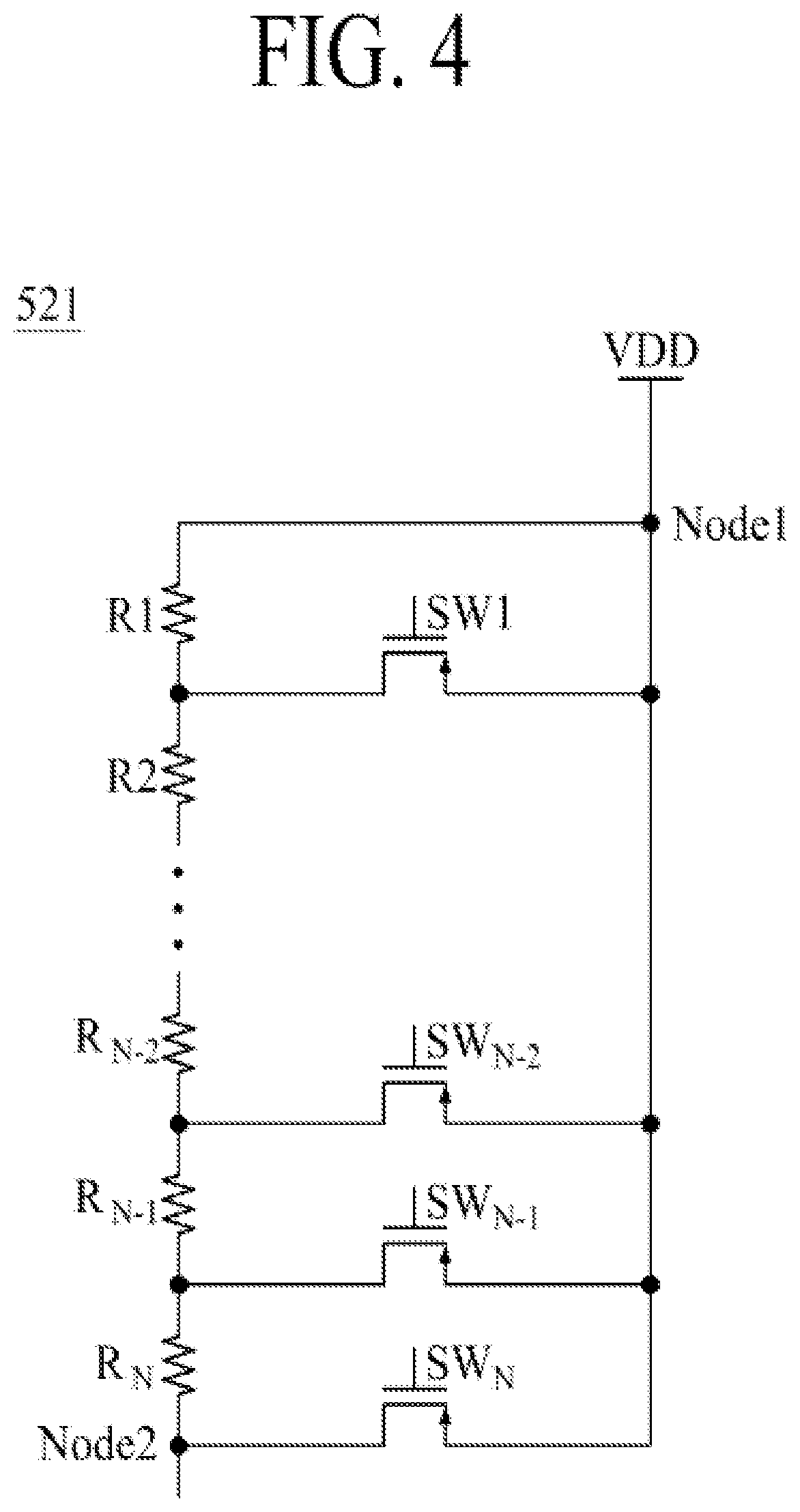 Patent US11776439 Figure 4 – Display driver including crack resistance measurement circuit and method of measuring crack of display panel