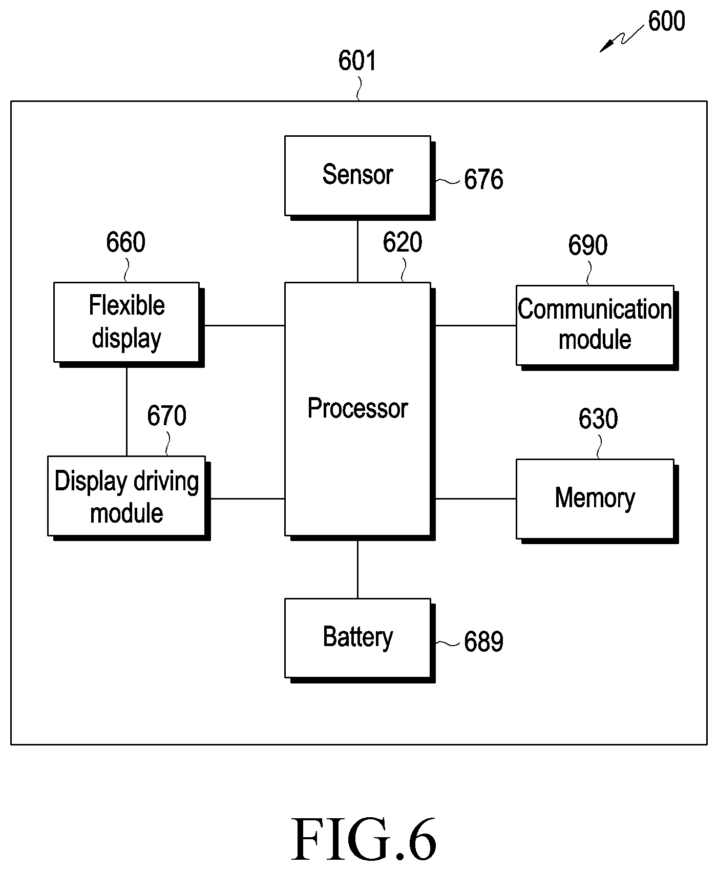 Patent US11776440 Figure 7 – Electronic device including flexible display and method of operating the same
