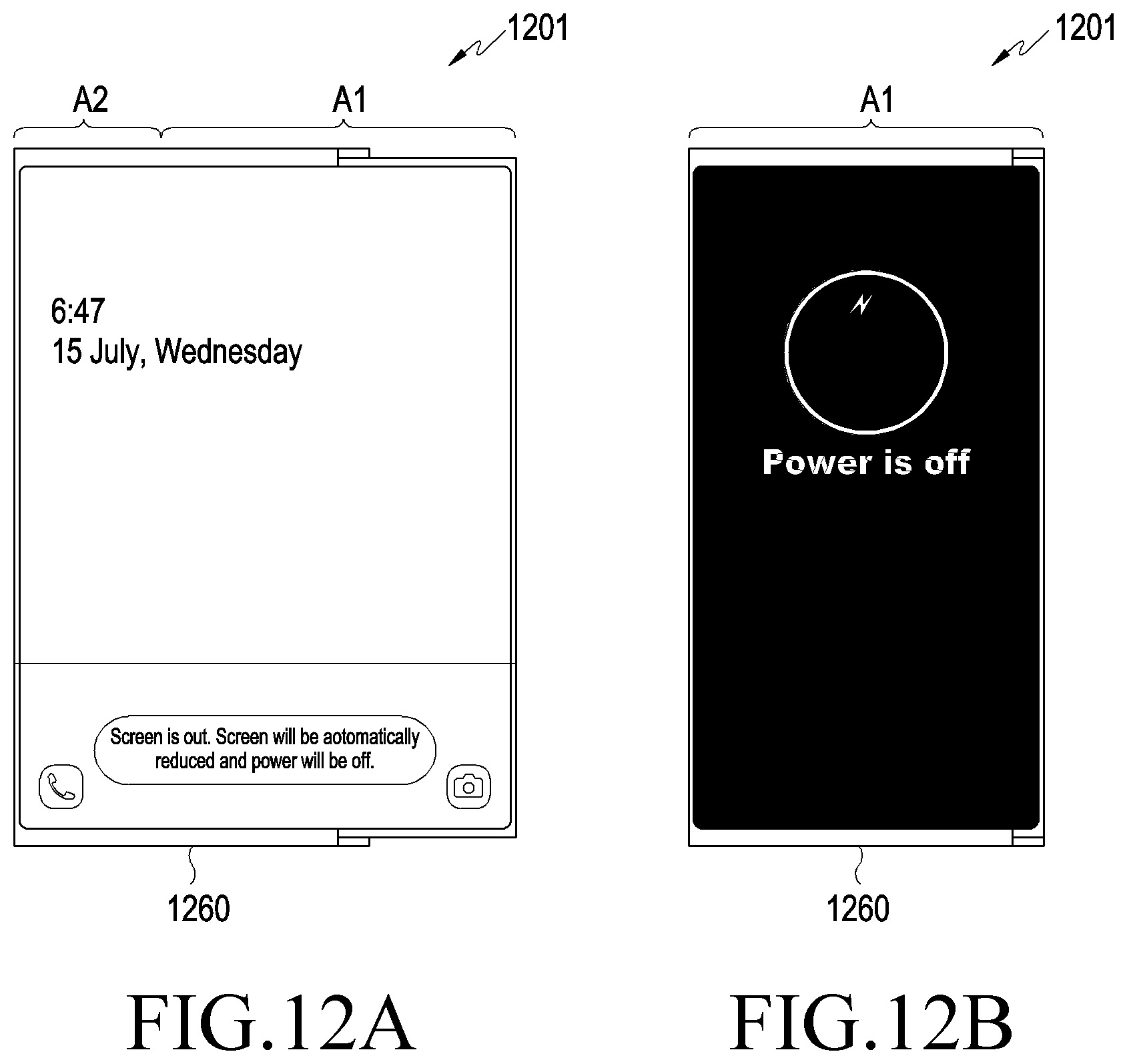 Patent US11776440 Figure 18 – Electronic device including flexible display and method of operating the same