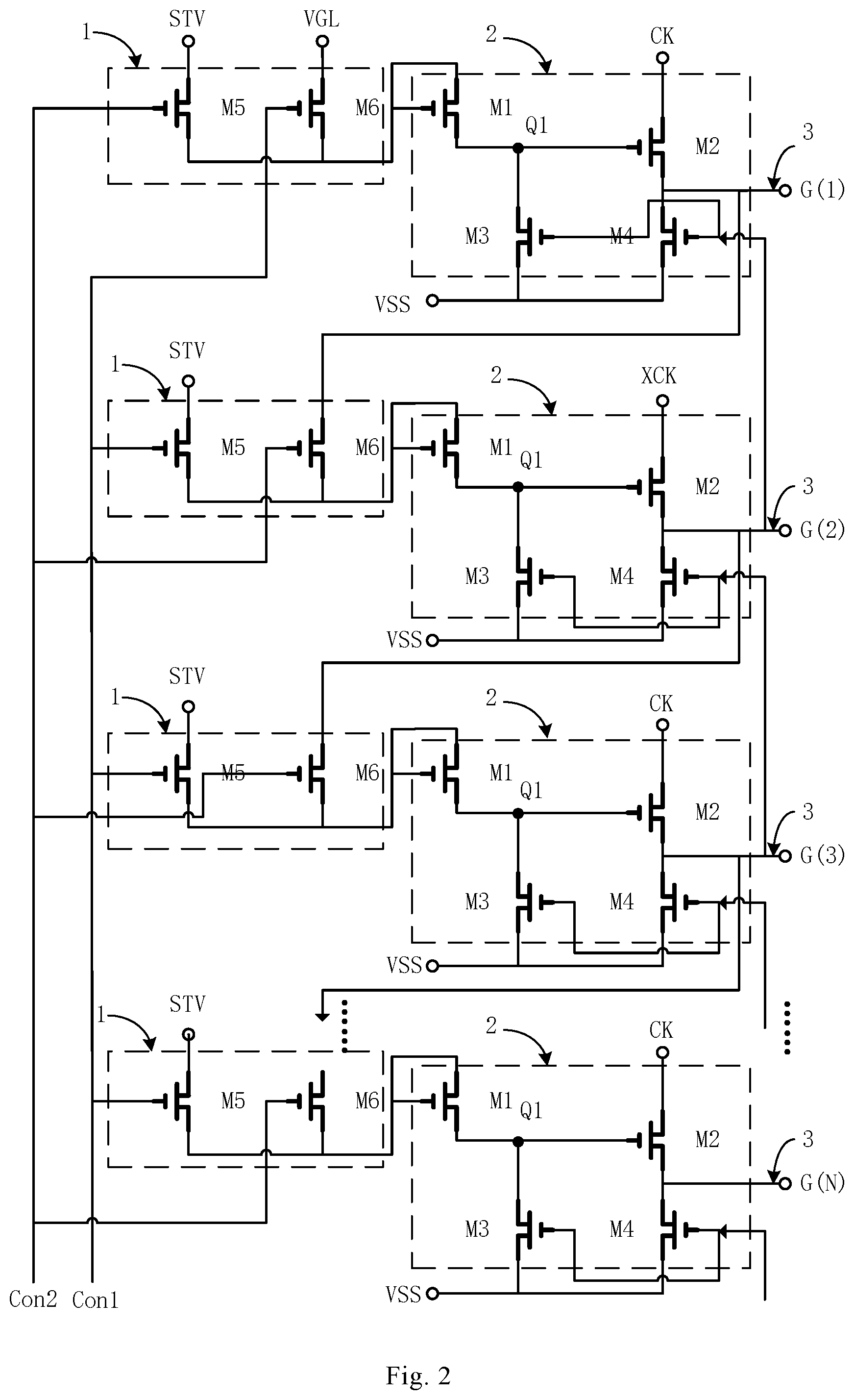 Patent US11776443 Figure 2 – Gate driving circuit and driving method thereof, display panel and display device