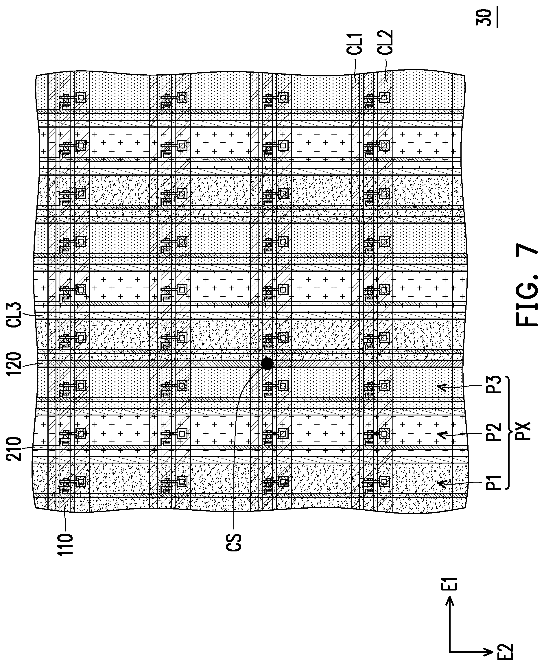 Patent US11776444 Figure 8 – Pixel array substrate