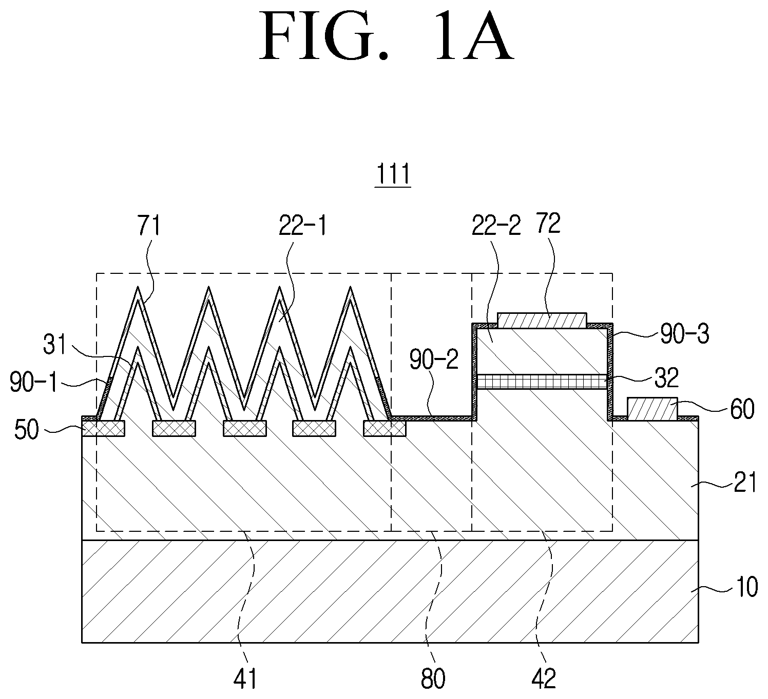 Patent US11776448 Figure 1 – Light emitting diode, manufacturing method of light emitting diode and display device including light emitting diode
