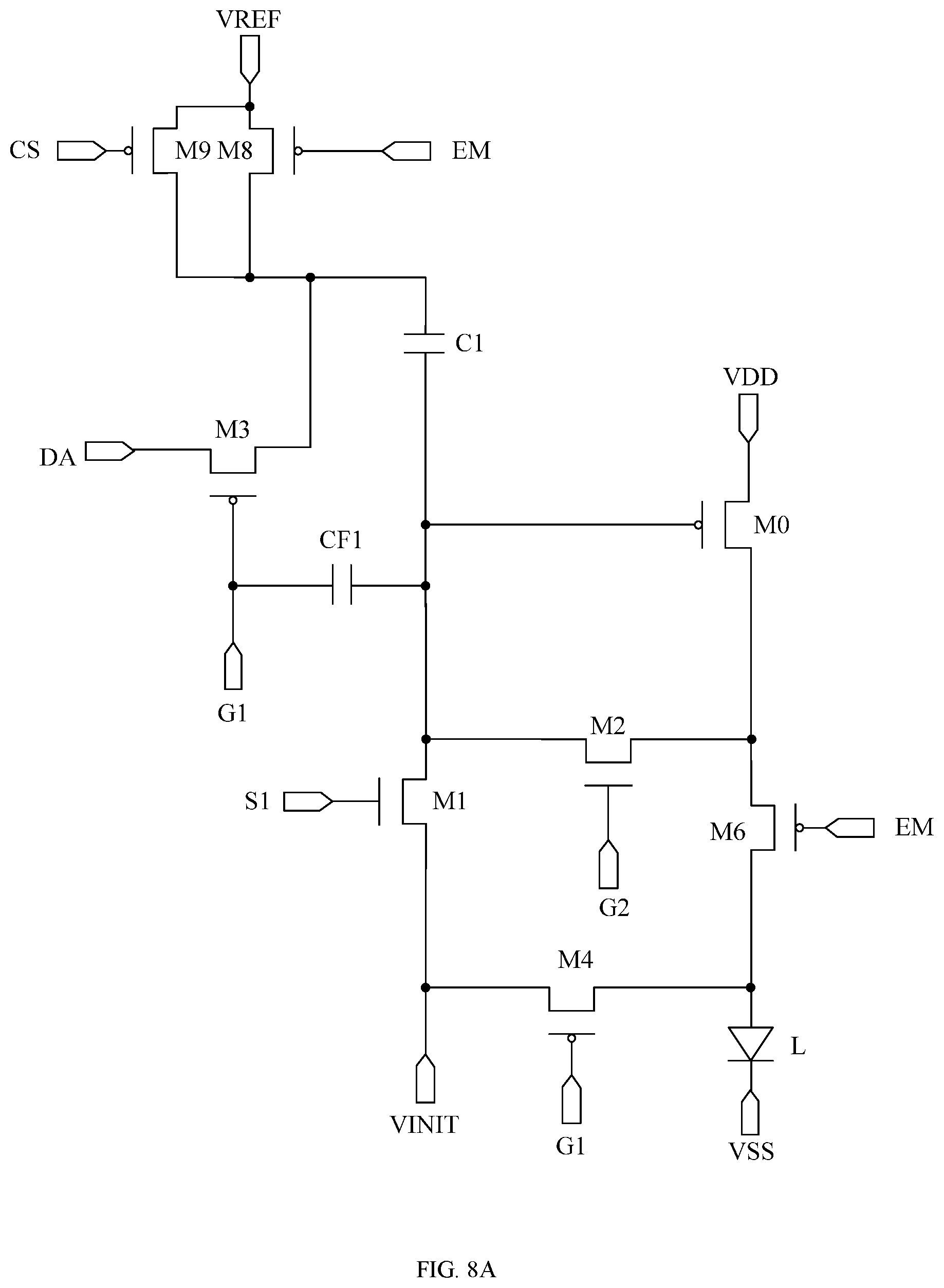 Patent US11776449 Figure 9 – Pixel circuit, display panel and display apparatus