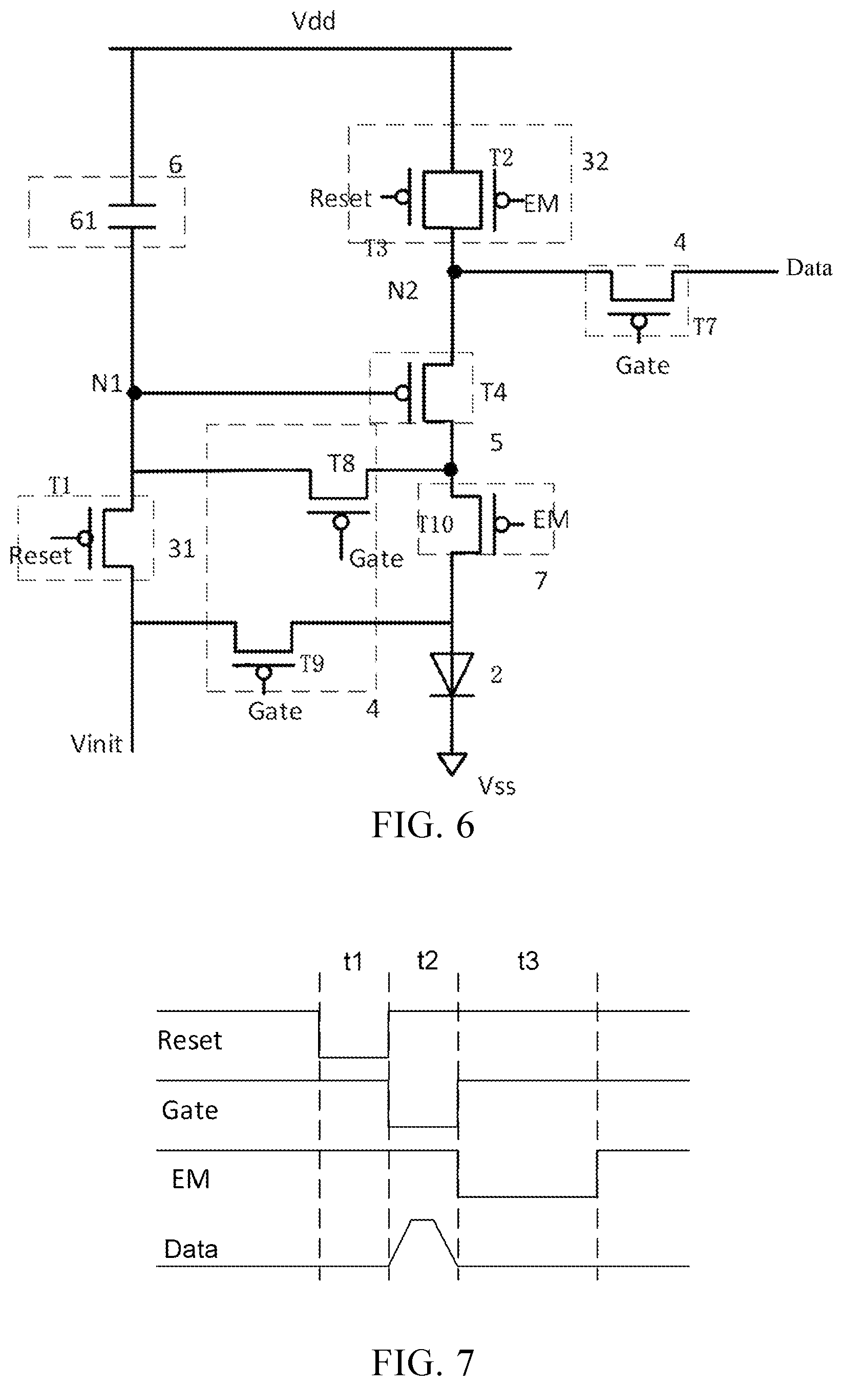 Patent US11776453 Figure 3 – Display Substrate Including Pixel Circuit Receiving Initial Voltage And First Power Supply Voltage To Turn On Driving Module And Driving Method Thereof, And Display Apparatus