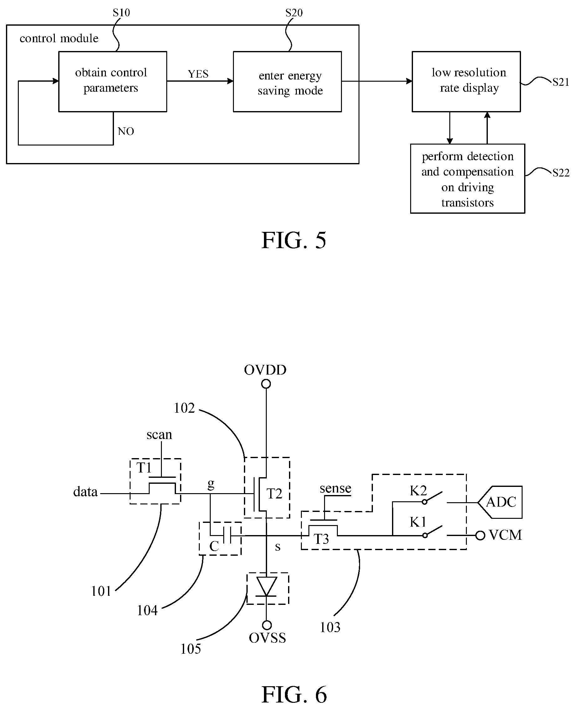 Patent US11776459 Figure 4 – Display device and terminal having an energy saving mode with data compensation