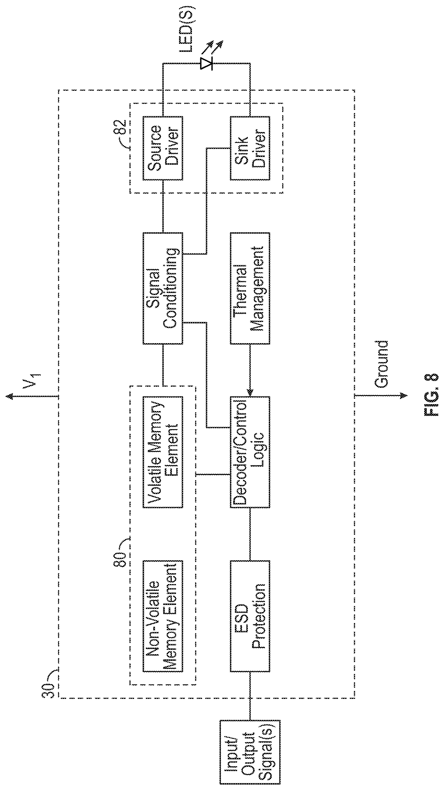 Patent US11776460 Figure 9 – Active control of light emitting diodes and light emitting diode displays