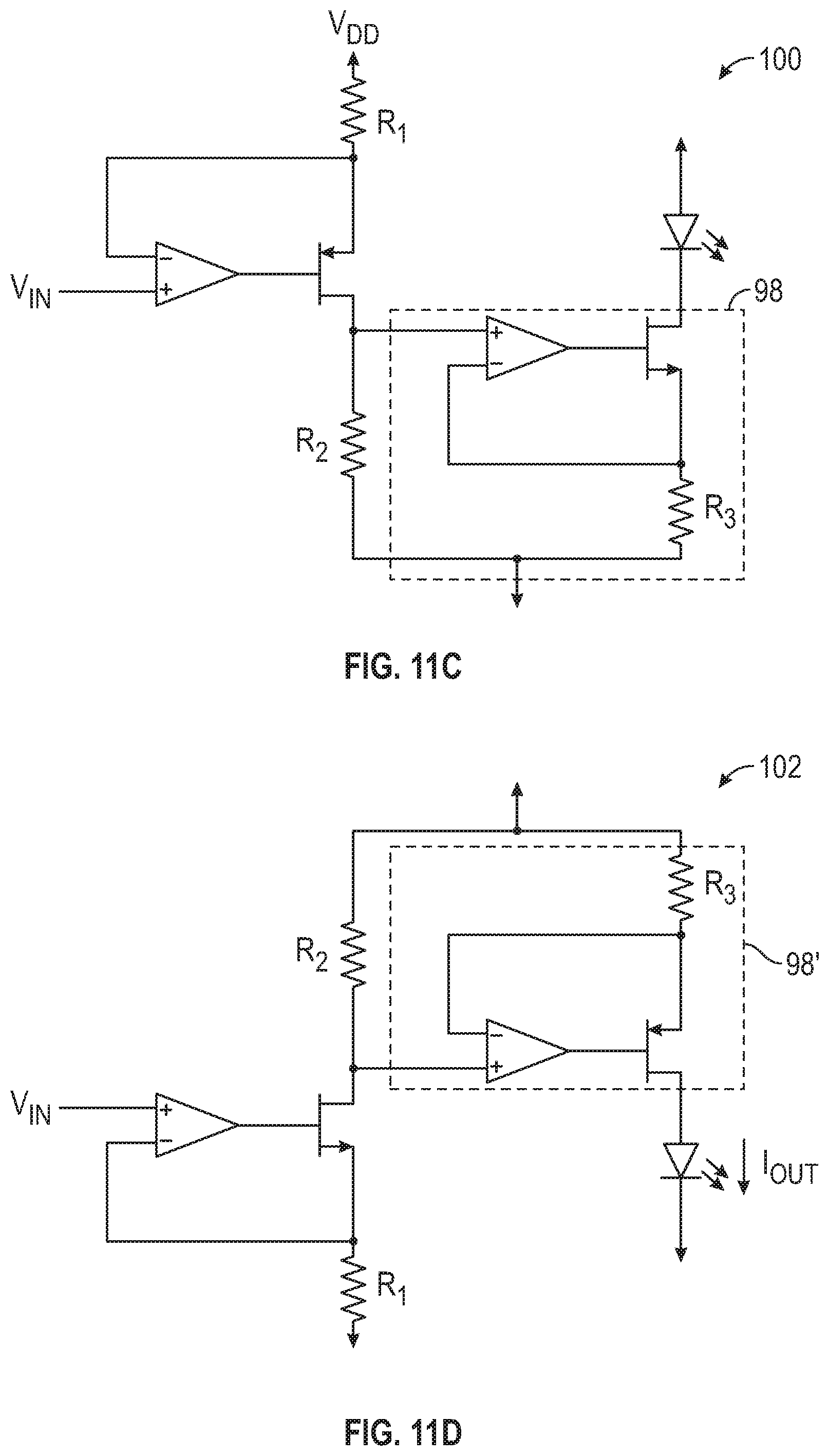 Patent US11776460 Figure 12 – Active control of light emitting diodes and light emitting diode displays