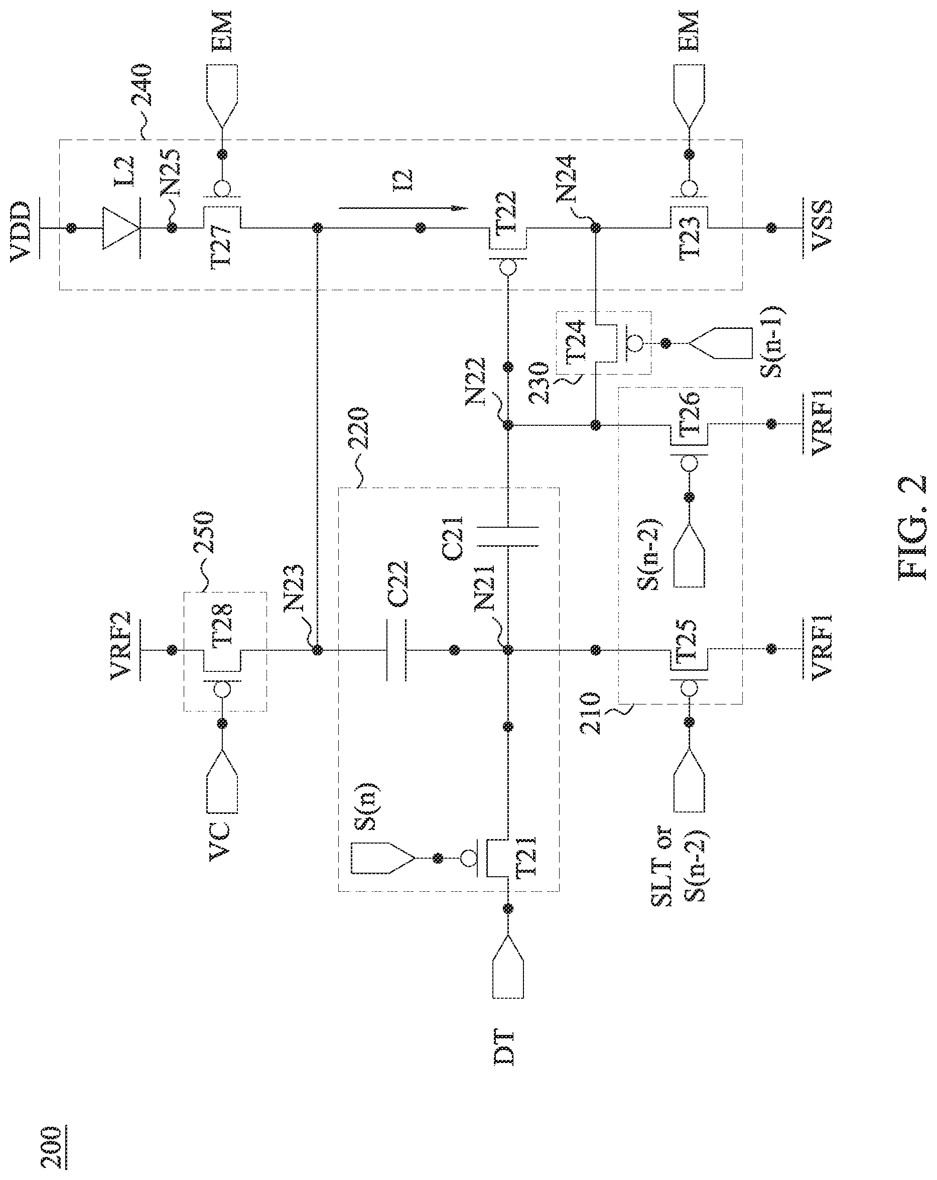 Patent US11776463 Figure 2 – Display device, detecting method and pixel driving circuit