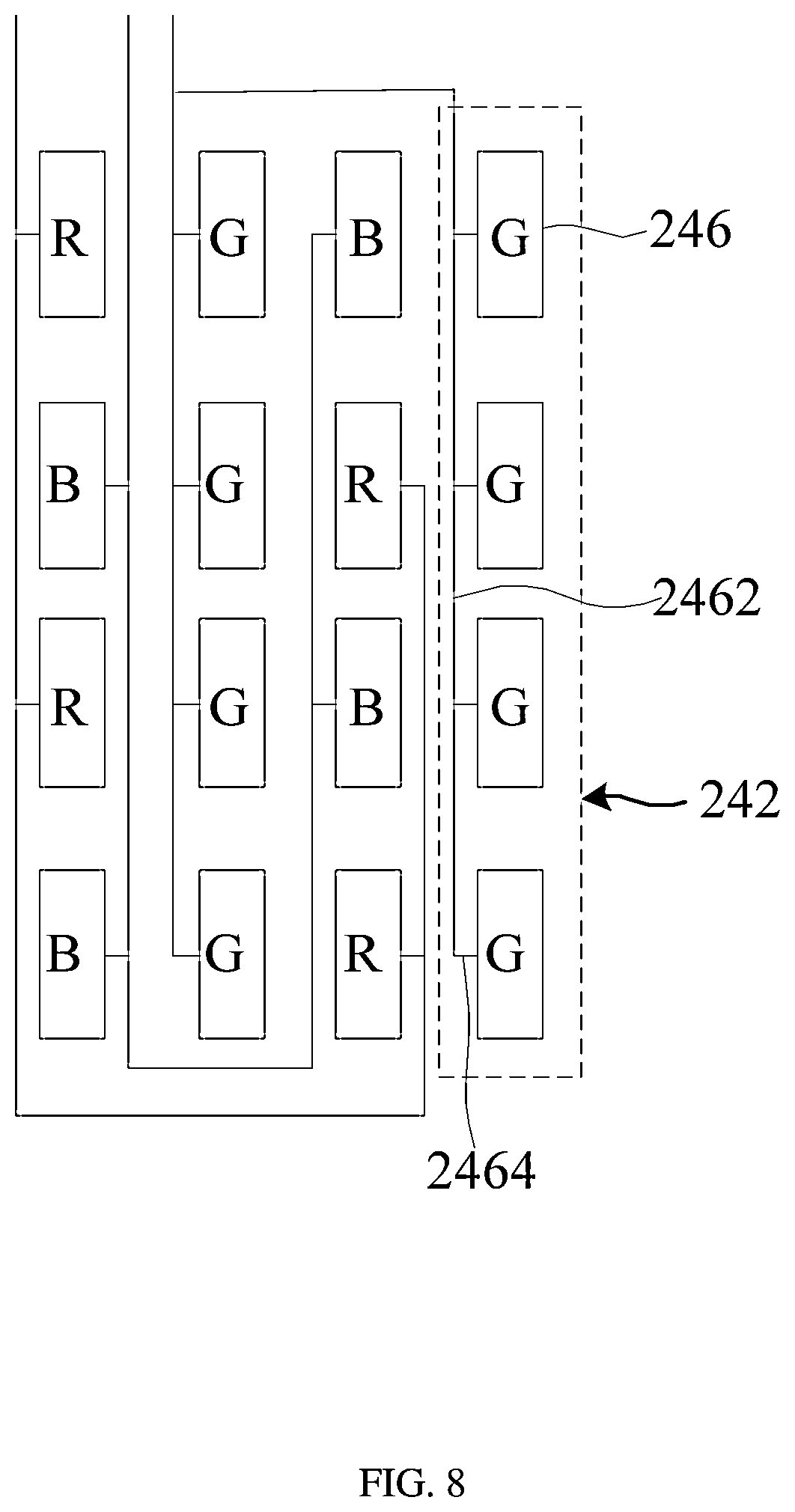 Patent US11776469 Figure 8 – Display apparatus and electronic device