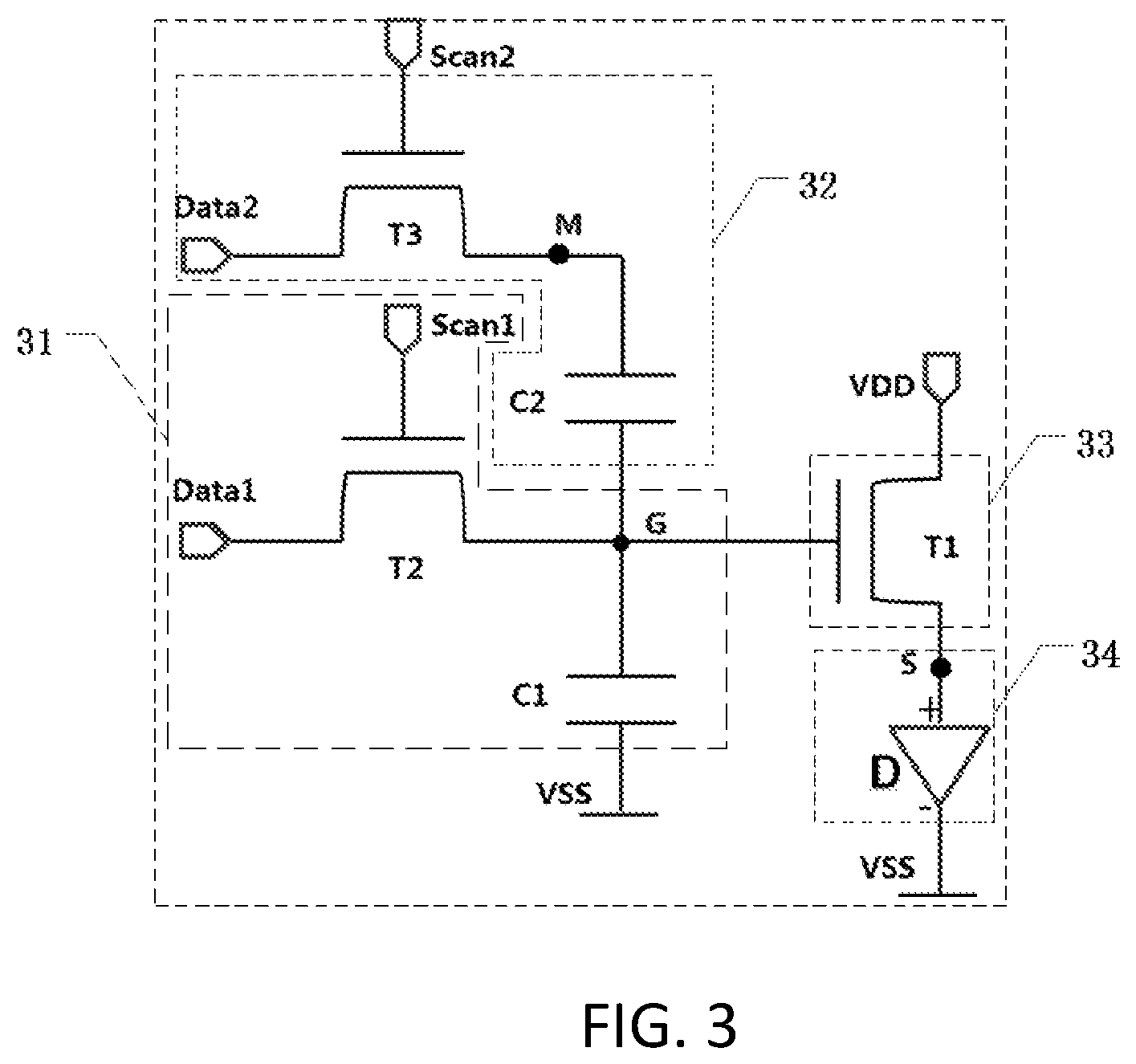 Patent US11776471 Figure 2 – Pixel driving circuit, driving method thereof, and display panel
