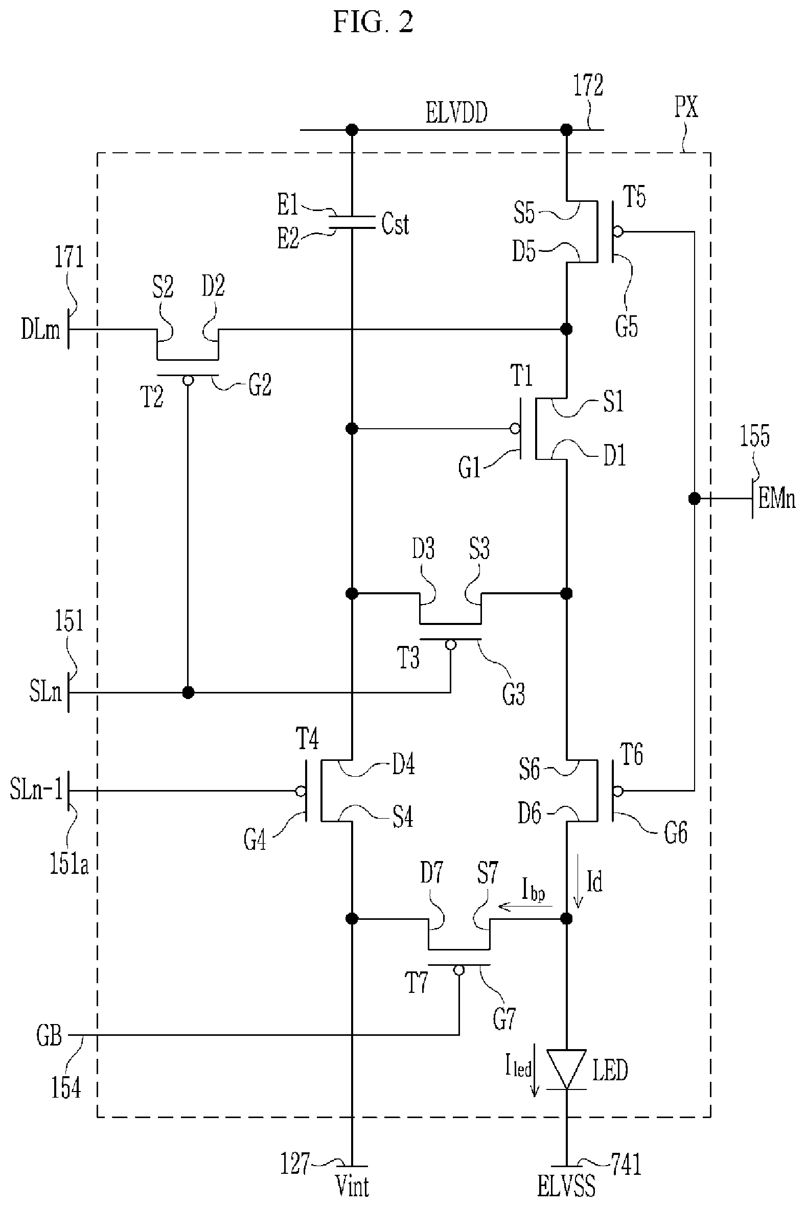 Patent US11776472 Figure 2 – Display device and method for driving thereof