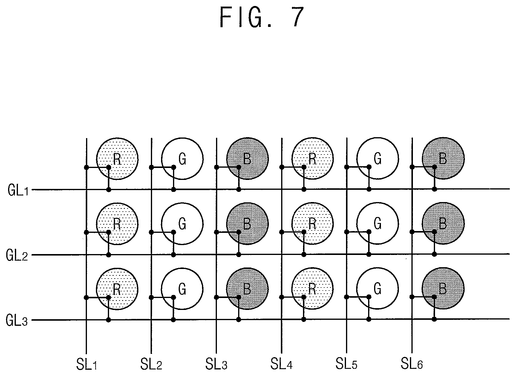 Patent US11776473 Figure 7 – Display device performing charge sharing