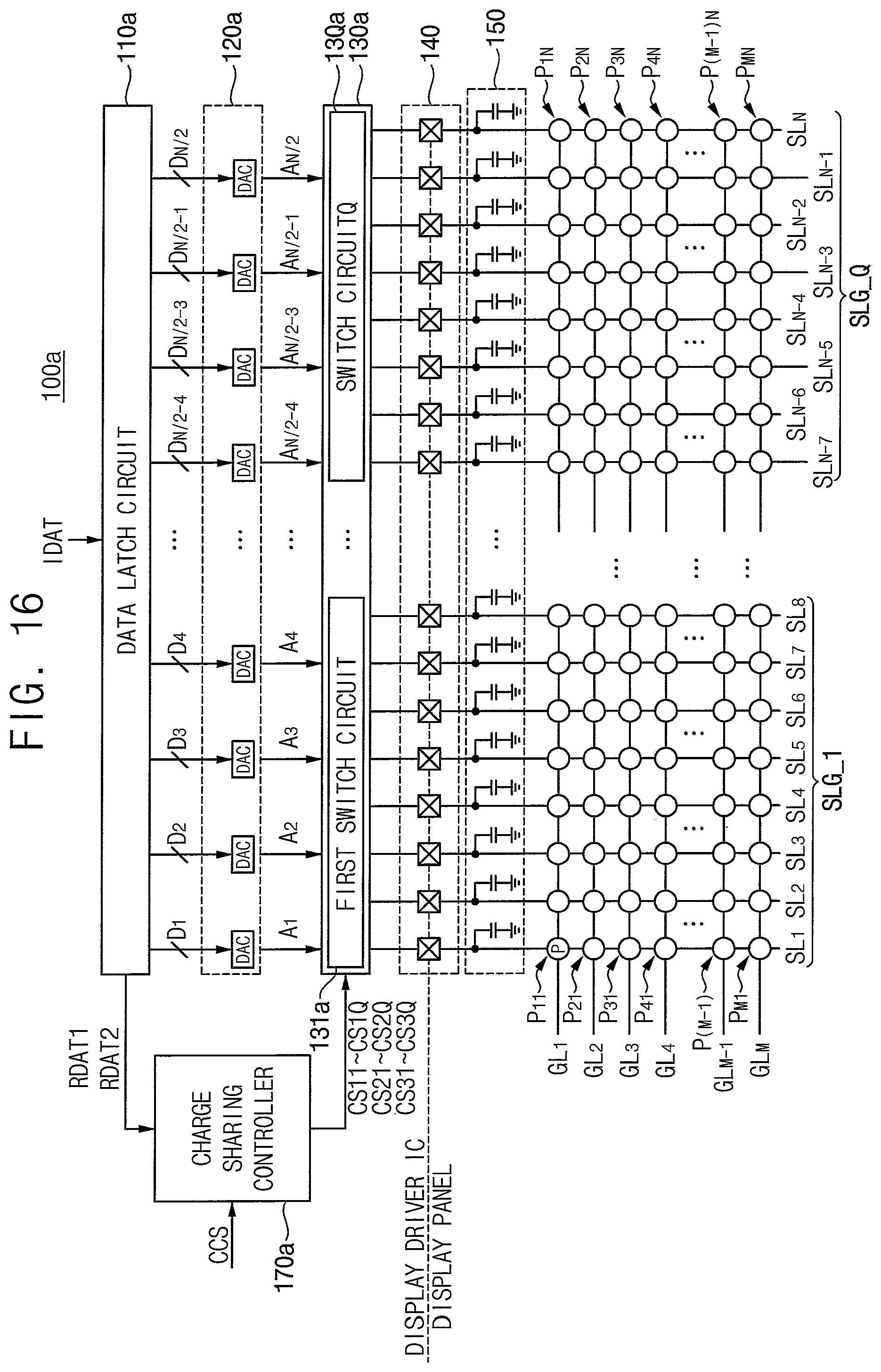 Patent US11776473 Figure 15 – Display device performing charge sharing