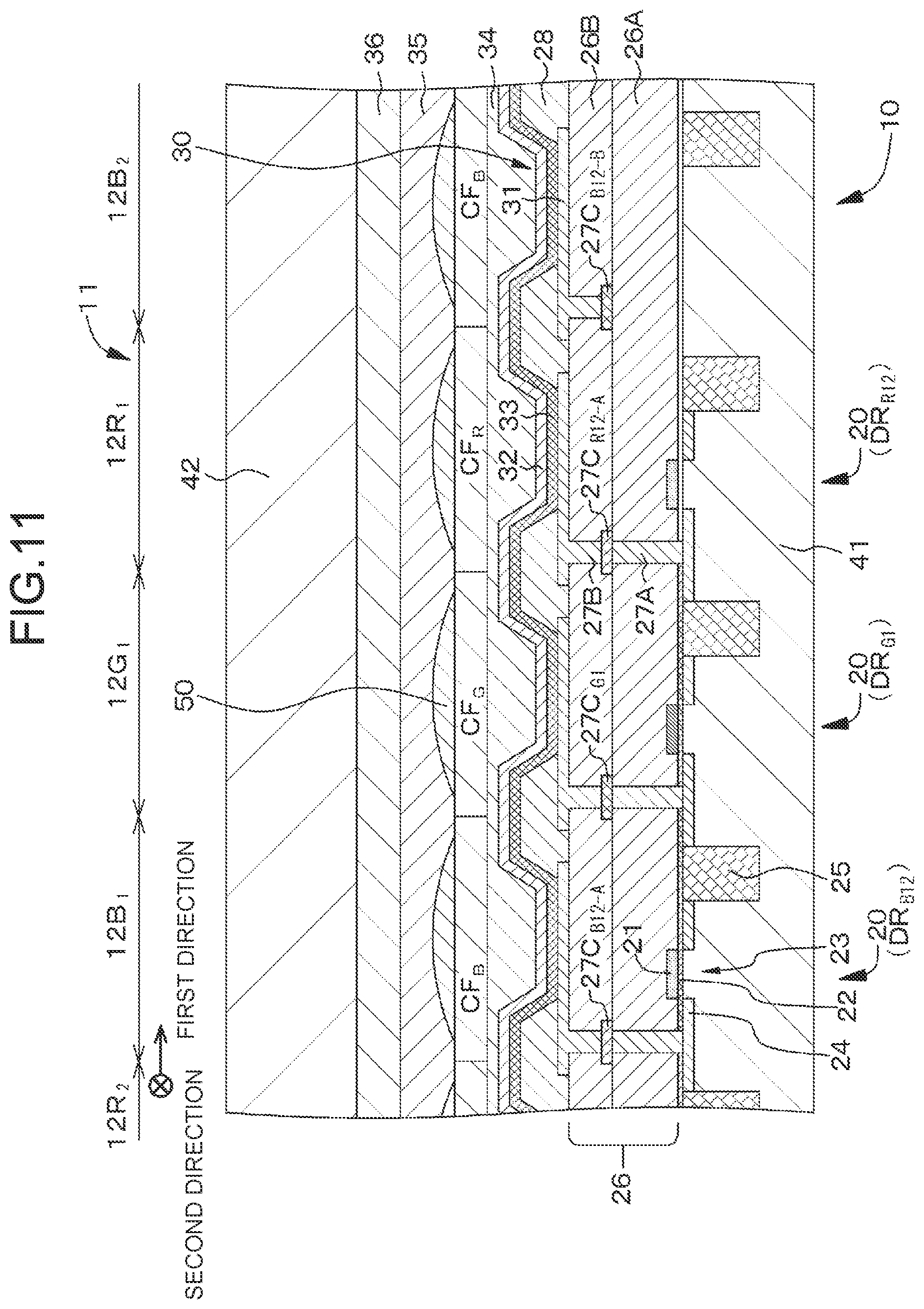 Patent US11776475 Figure 11 – Display device