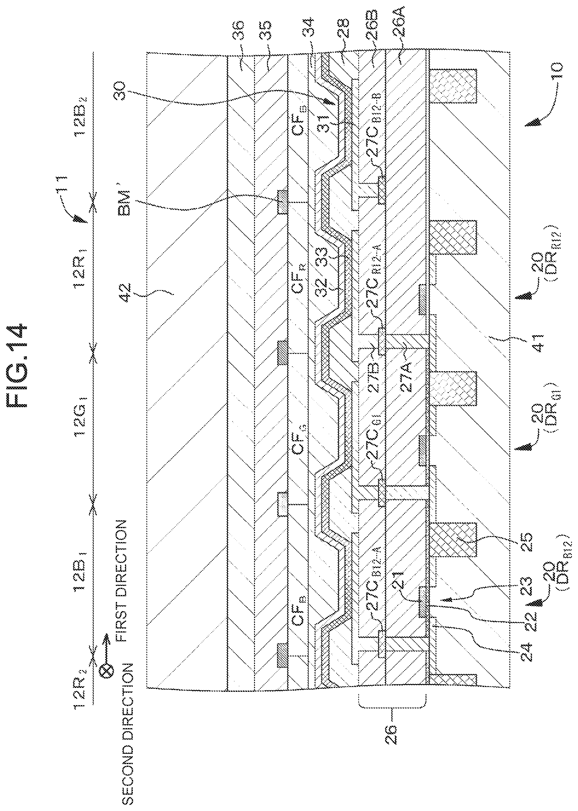 Patent US11776475 Figure 14 – Display device