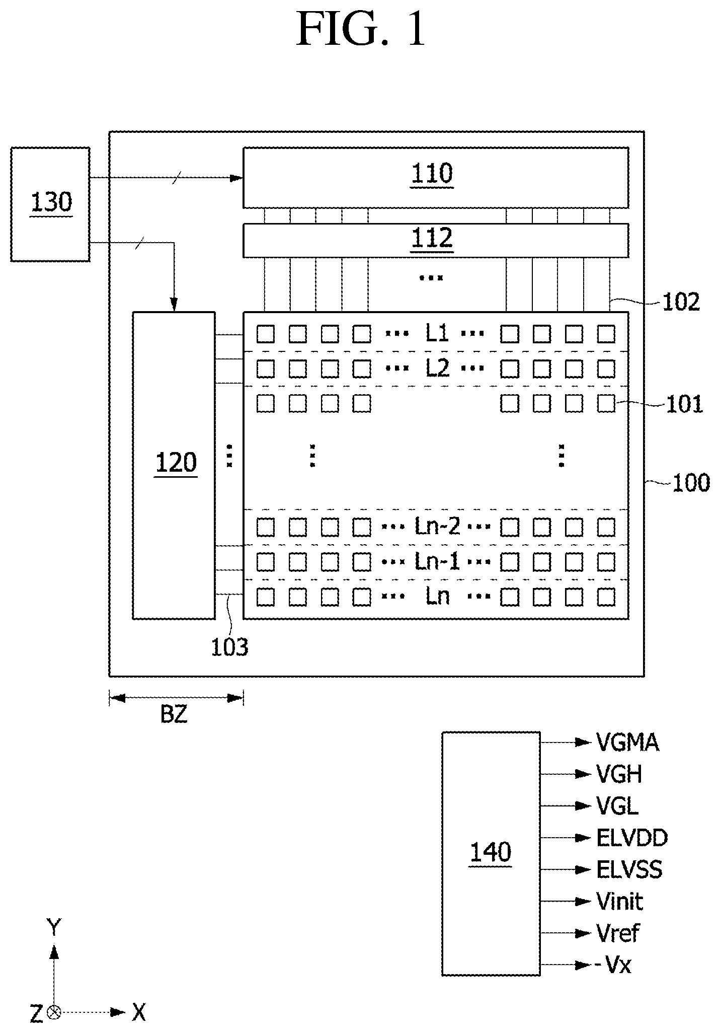 Patent US11776476 Figure 1 – Pixel circuit and display device including the same