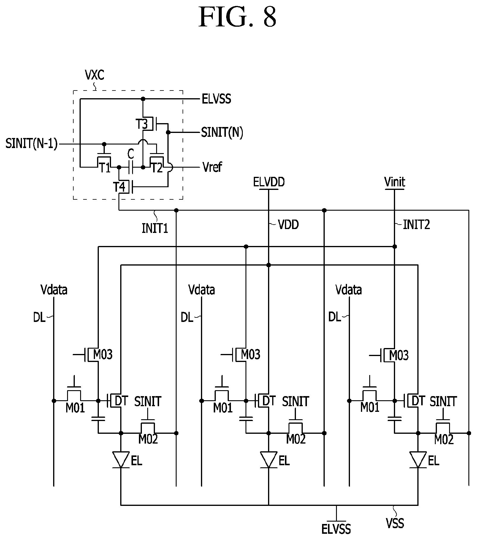 Patent US11776476 Figure 7 – Pixel circuit and display device including the same