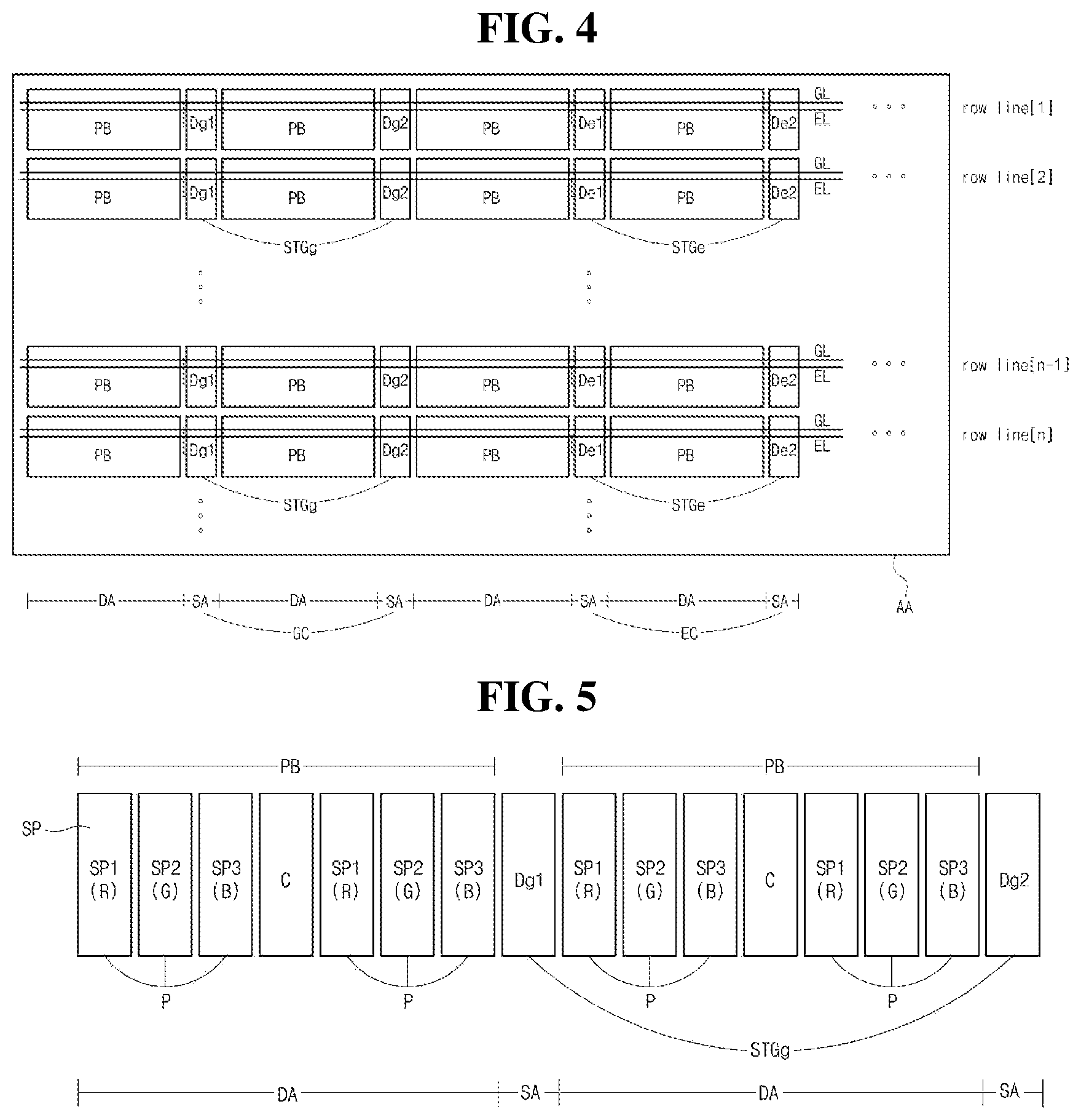 Patent US11776478 Figure 4 – Electroluminescent display device