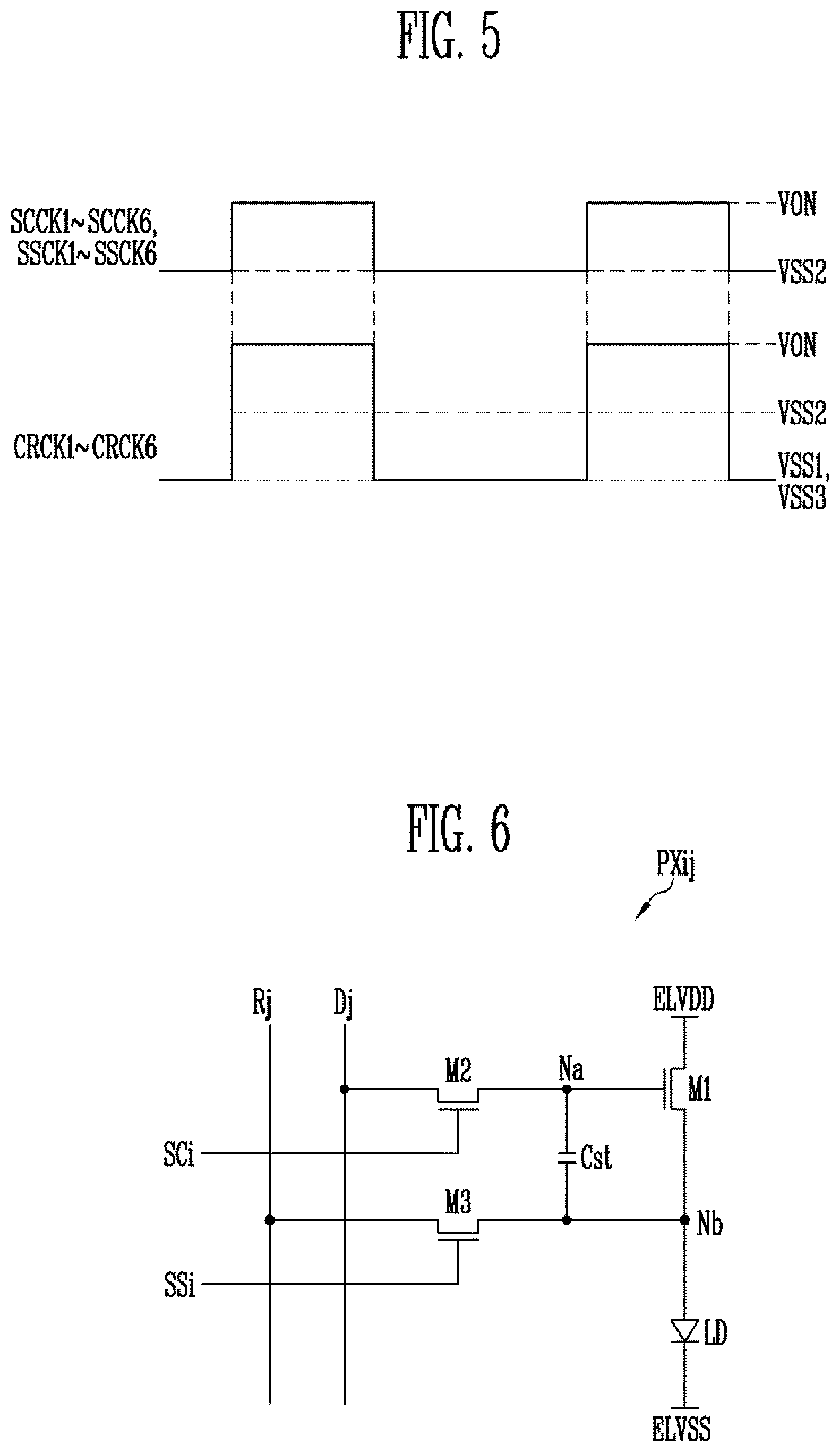 Patent US11776482 Figure 5 – Scan driver for a display device with reduced degradation of transistors