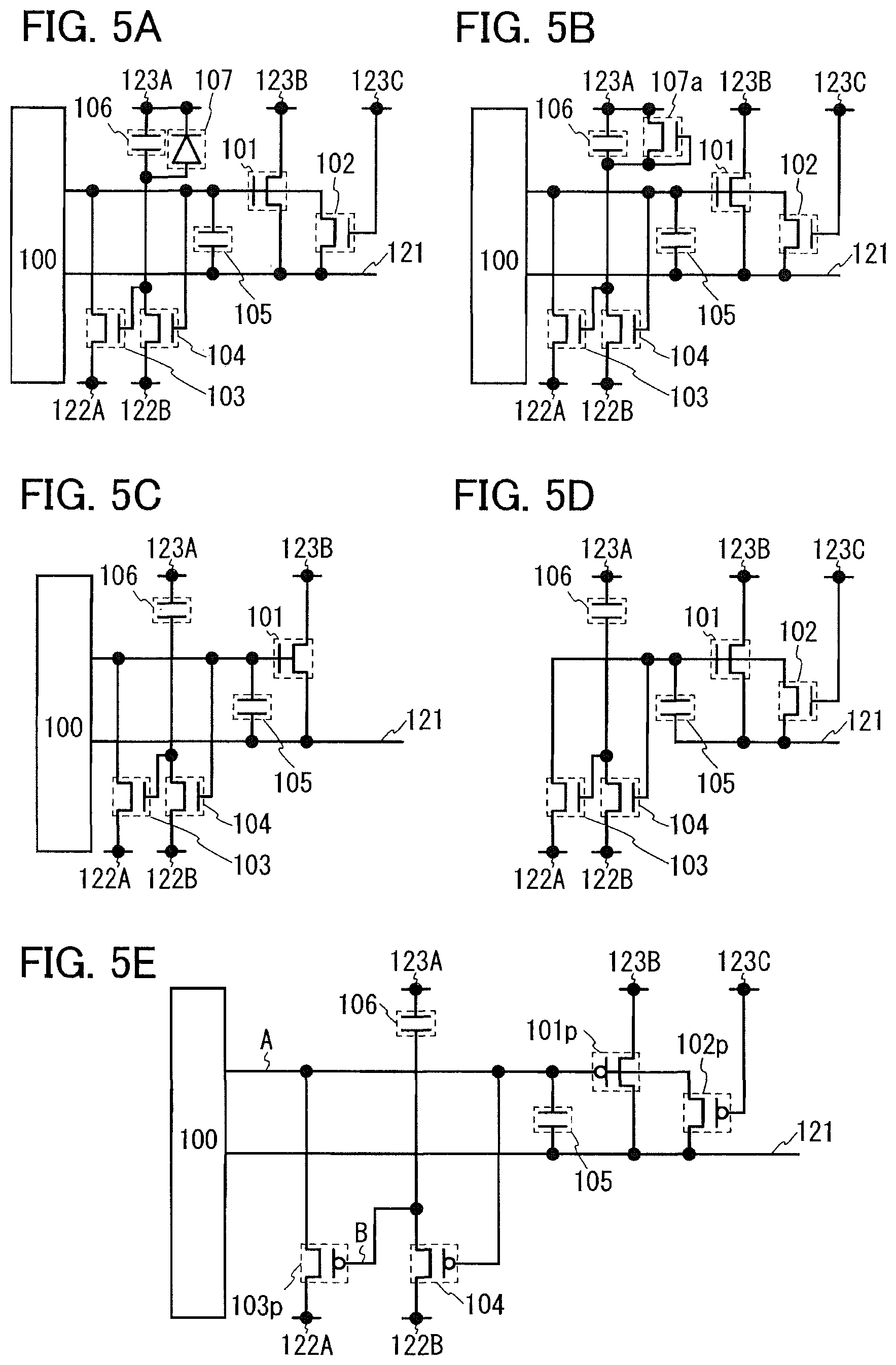 Patent US11776483 Figure 5 – Display device and electronic device including the same