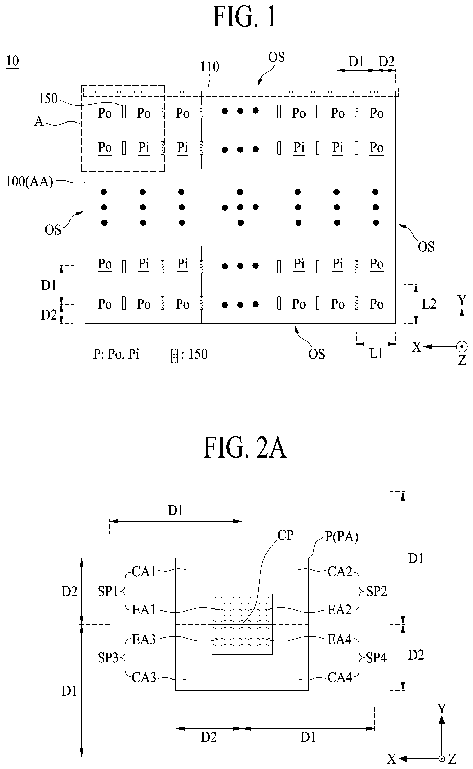 Patent US11776485 Figure 1 – Display apparatus including a branched gate driving circuit and multi-screen display apparatus including the same
