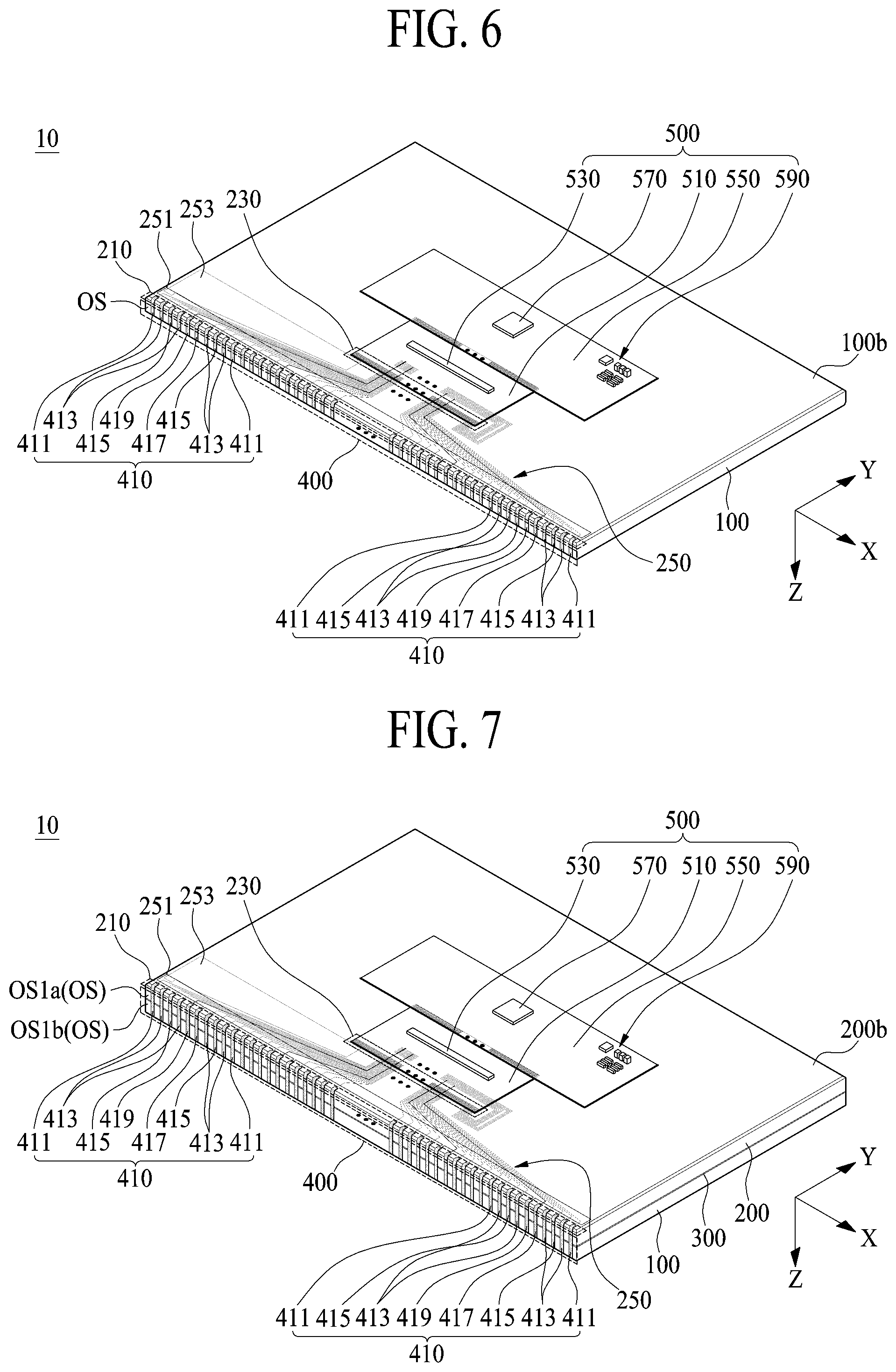 Patent US11776485 Figure 5 – Display apparatus including a branched gate driving circuit and multi-screen display apparatus including the same