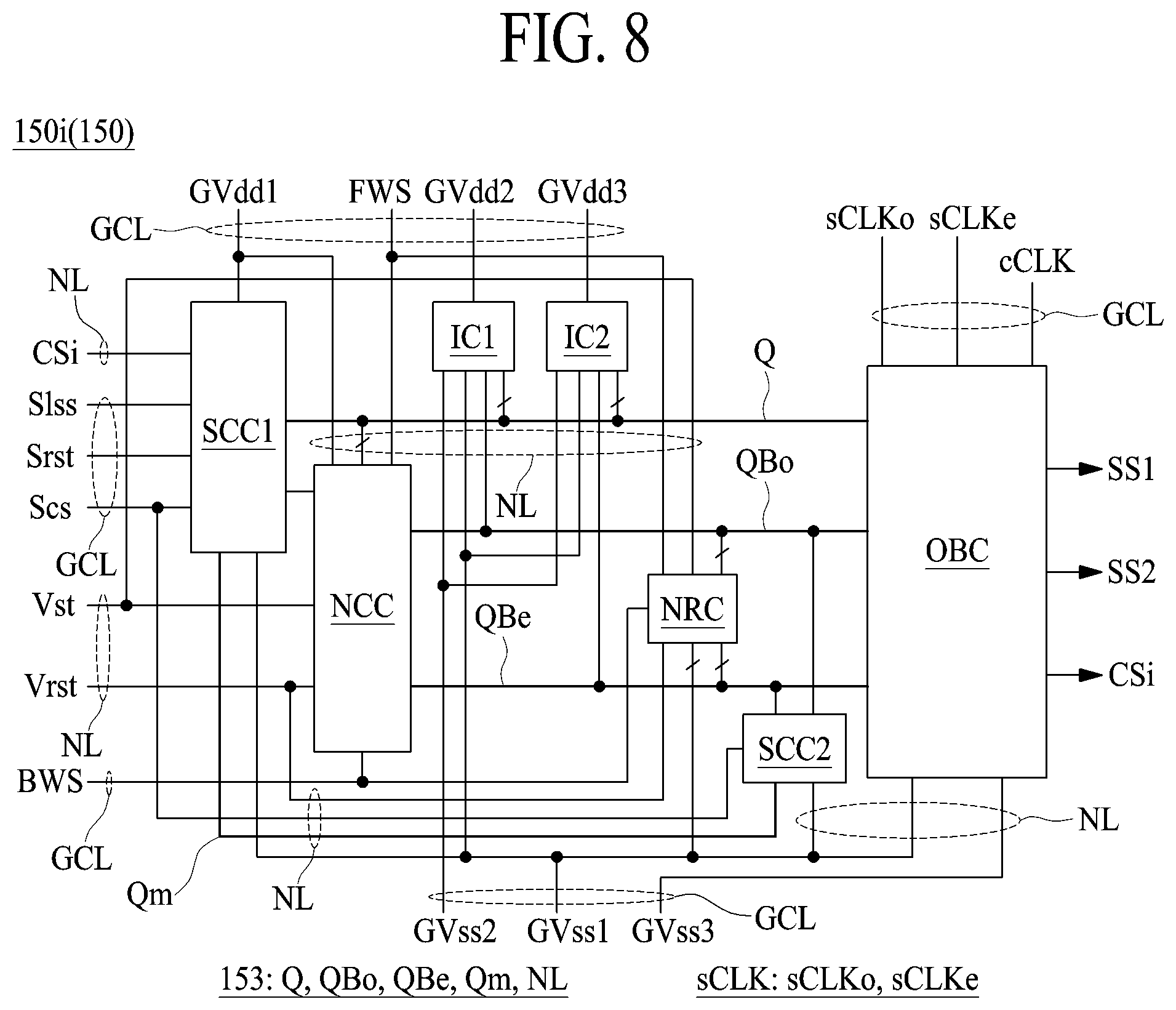 Patent US11776485 Figure 6 – Display apparatus including a branched gate driving circuit and multi-screen display apparatus including the same
