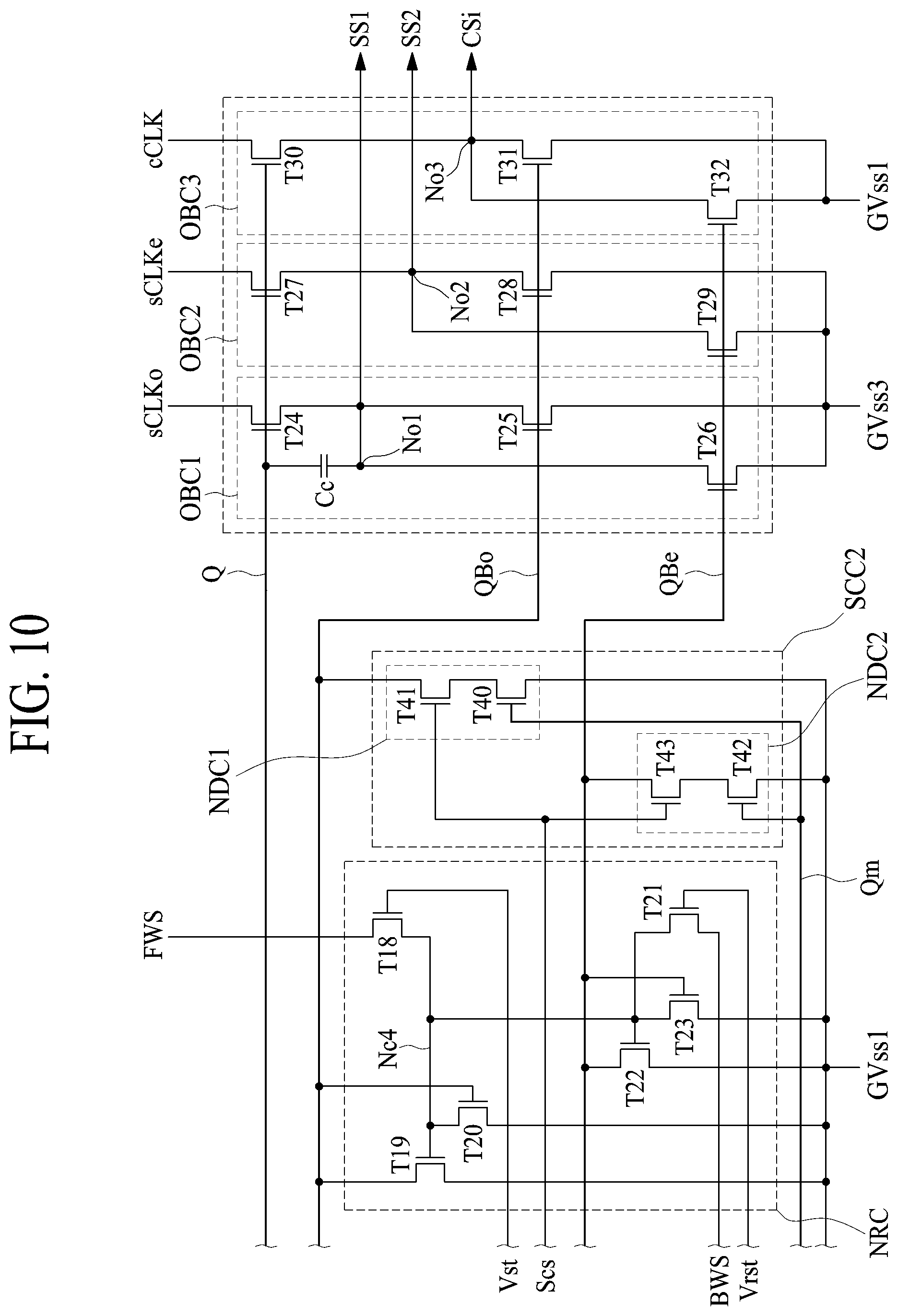 Patent US11776485 Figure 8 – Display apparatus including a branched gate driving circuit and multi-screen display apparatus including the same