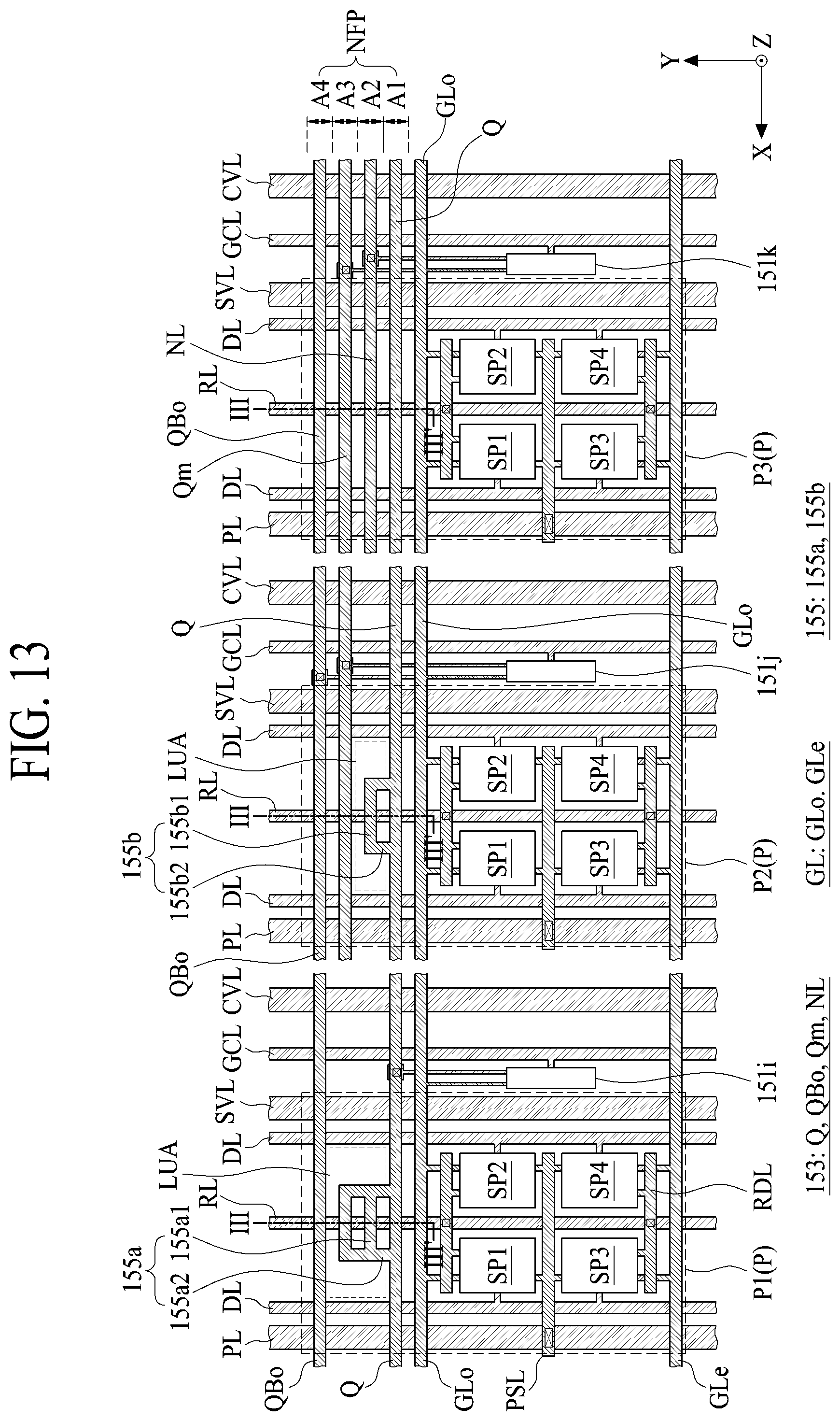 Patent US11776485 Figure 11 – Display apparatus including a branched gate driving circuit and multi-screen display apparatus including the same