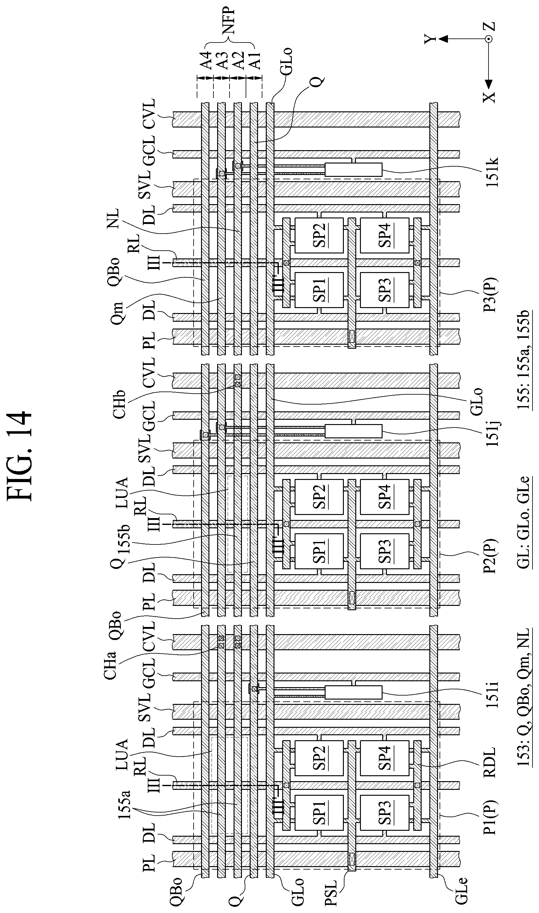 Patent US11776485 Figure 12 – Display apparatus including a branched gate driving circuit and multi-screen display apparatus including the same