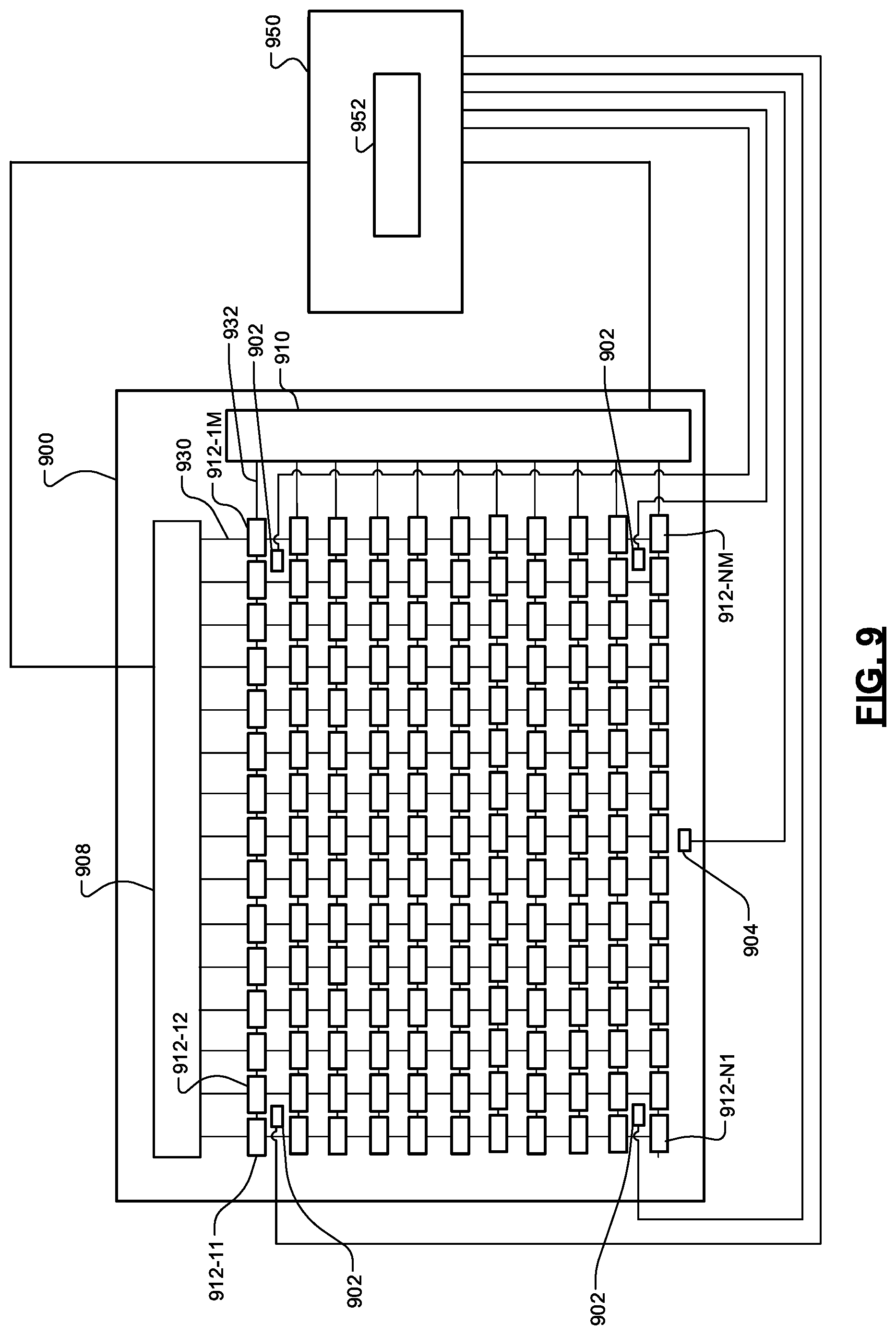 Patent US11776497 Figure 9 – Global and local contrast control with brightness and shading adjustment of smart glass display