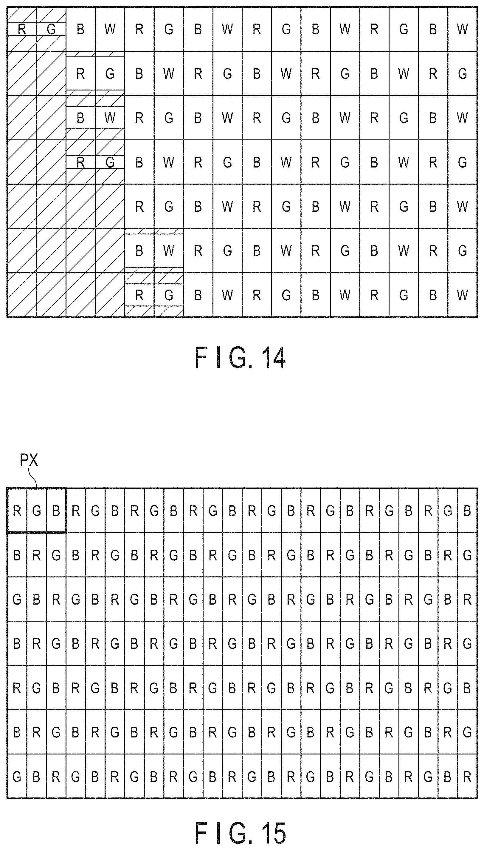 Patent US11776499 Figure 9 – Display device including subpixels having light-shielded opening portions