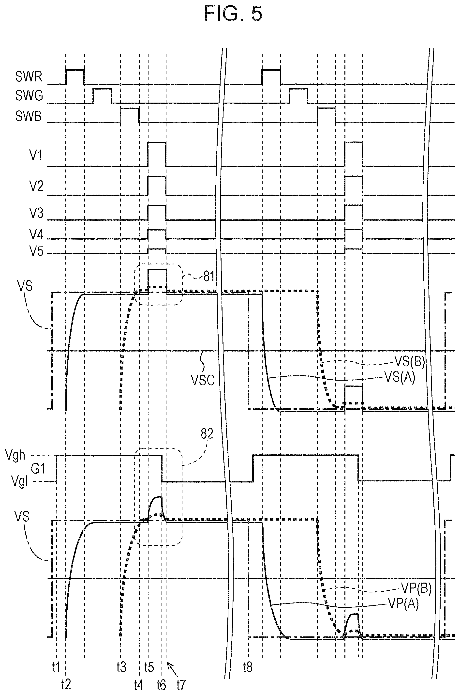 Patent US11776500 Figure 5 – Liquid-crystal display apparatus and driving method