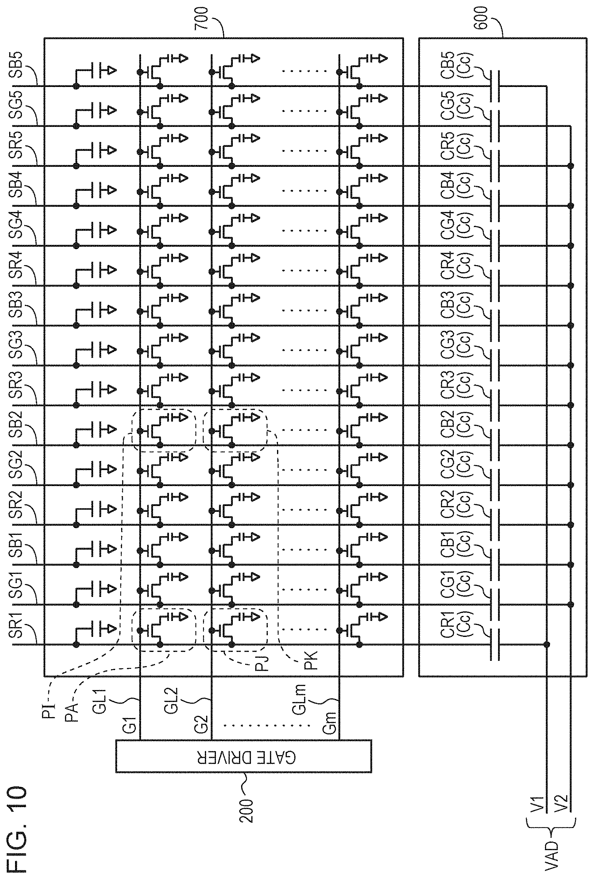 Patent US11776500 Figure 10 – Liquid-crystal display apparatus and driving method