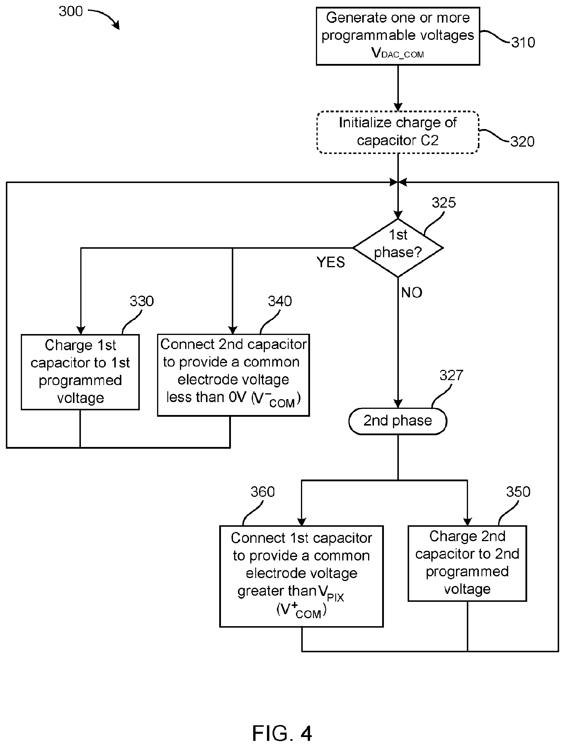 Patent US11776501 Figure 6 – Systems and methods for low power common electrode voltage generation for displays