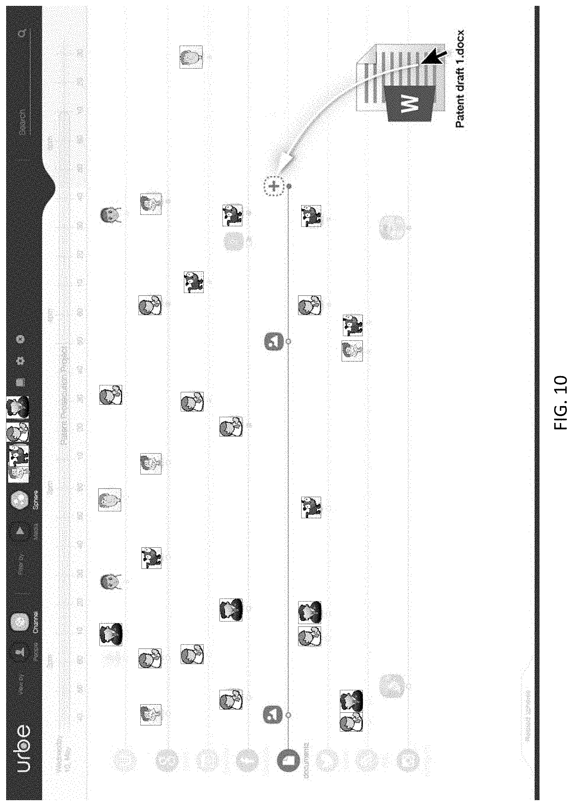 Patent US11776506 Figure 10 – Systems and techniques for aggregation, display, and sharing of data