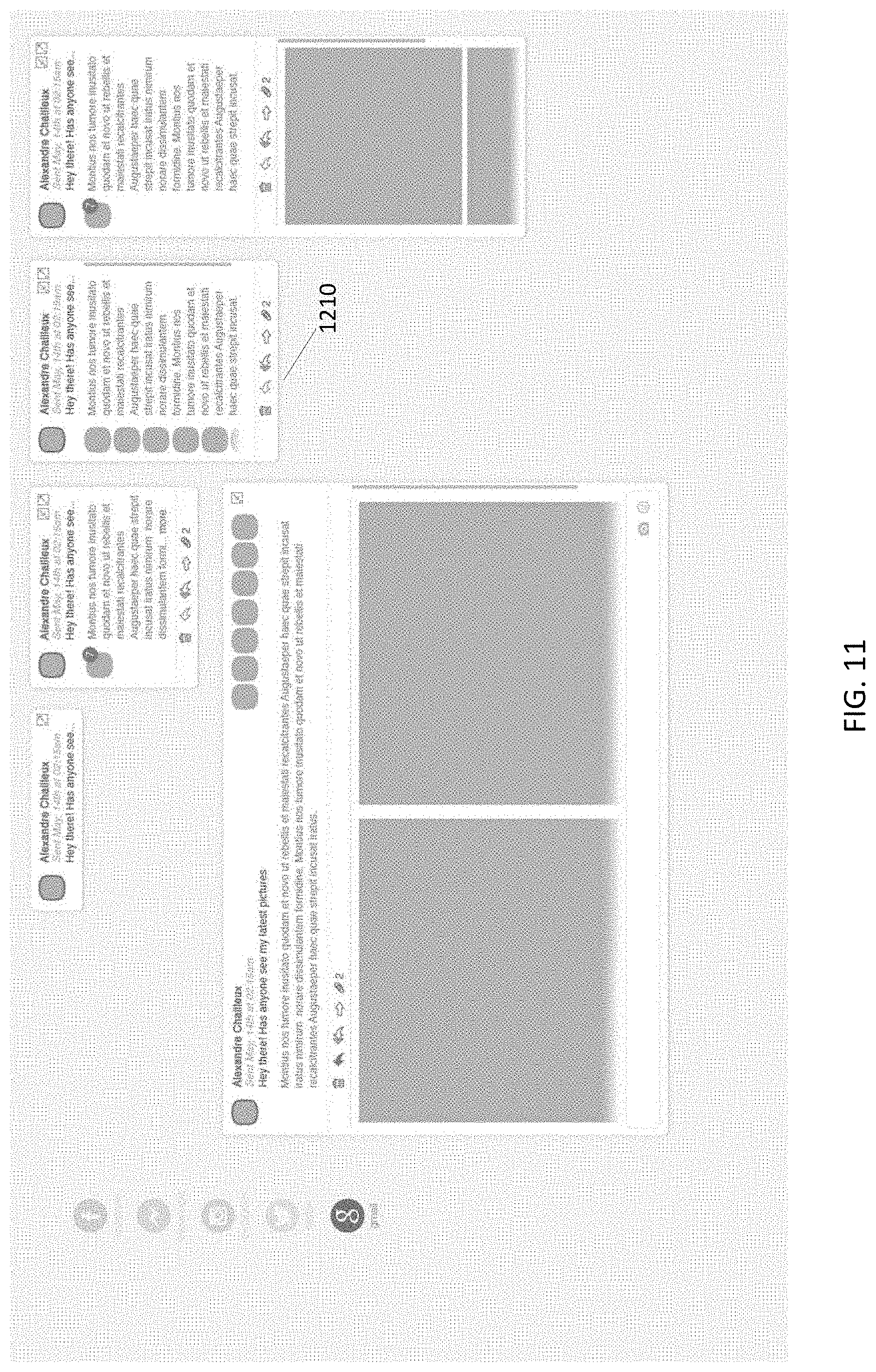 Patent US11776506 Figure 11 – Systems and techniques for aggregation, display, and sharing of data