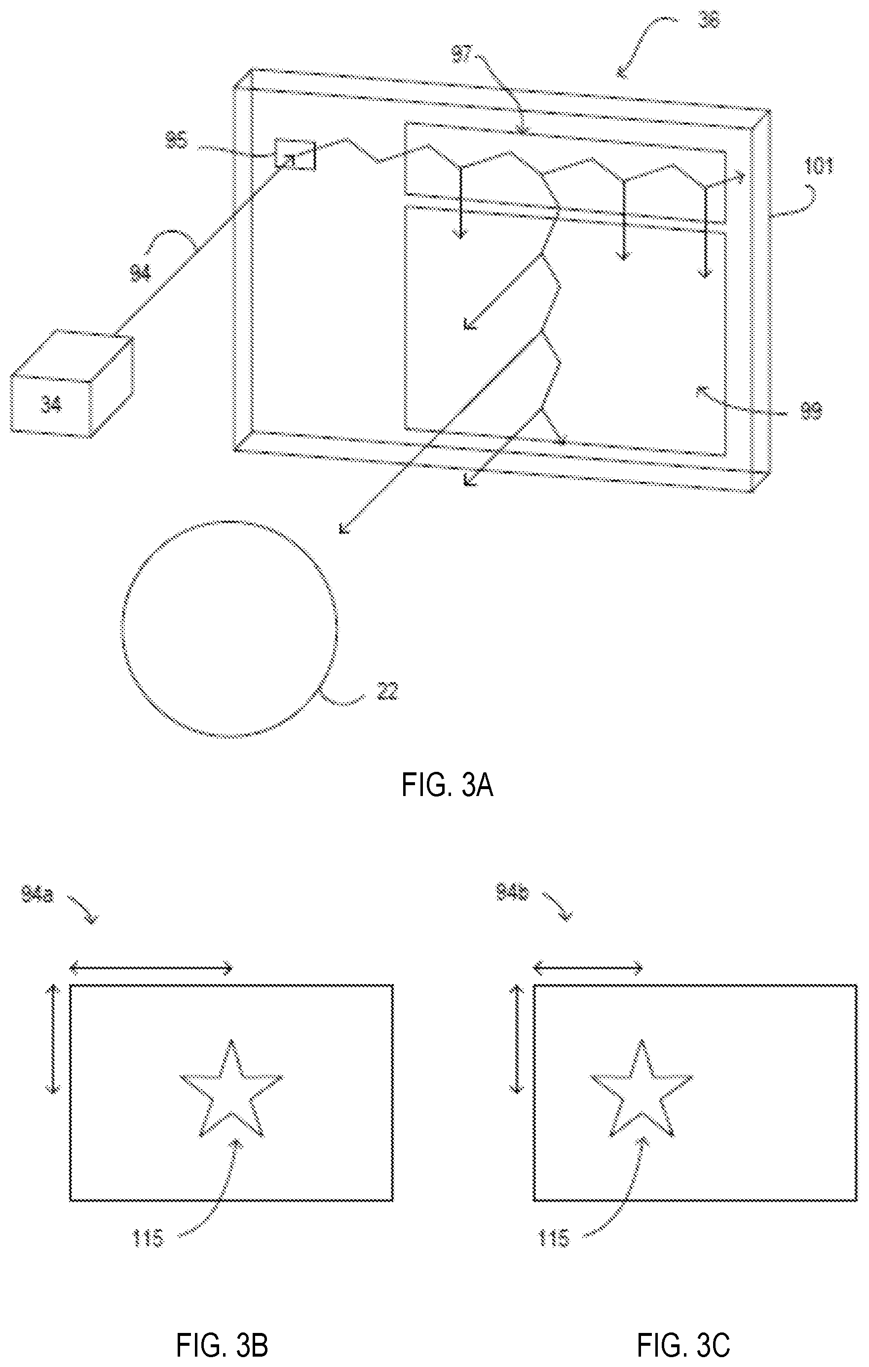 Patent US11776509 Figure 3 – Image correction due to deformation of components of a viewing device