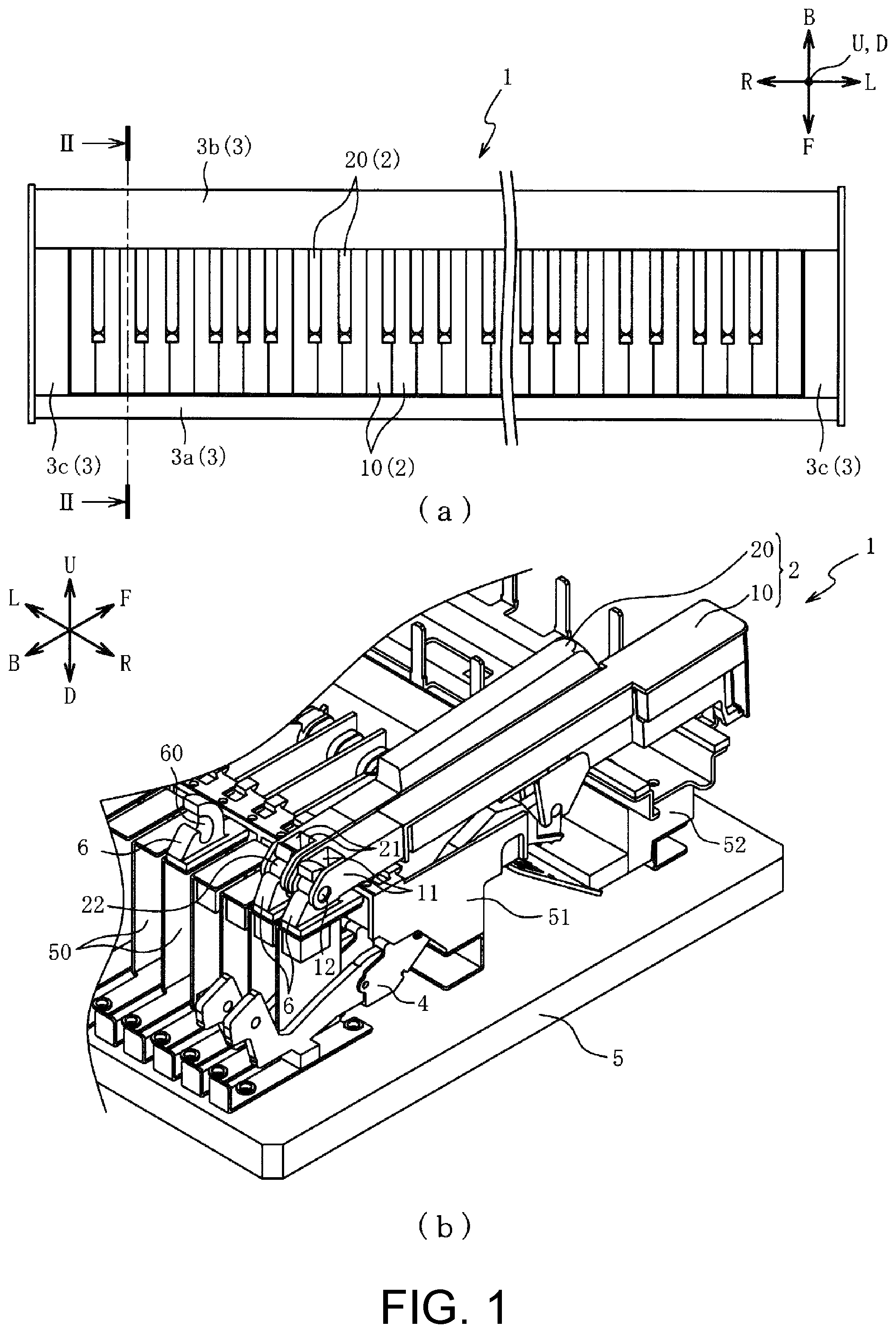 Patent US11776512 Figure 1 – Keyboard device